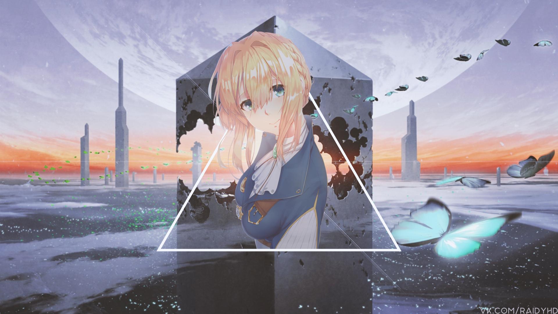 1920x1080 Violet Evergarden. Desktop wallpaper. 1920x1080