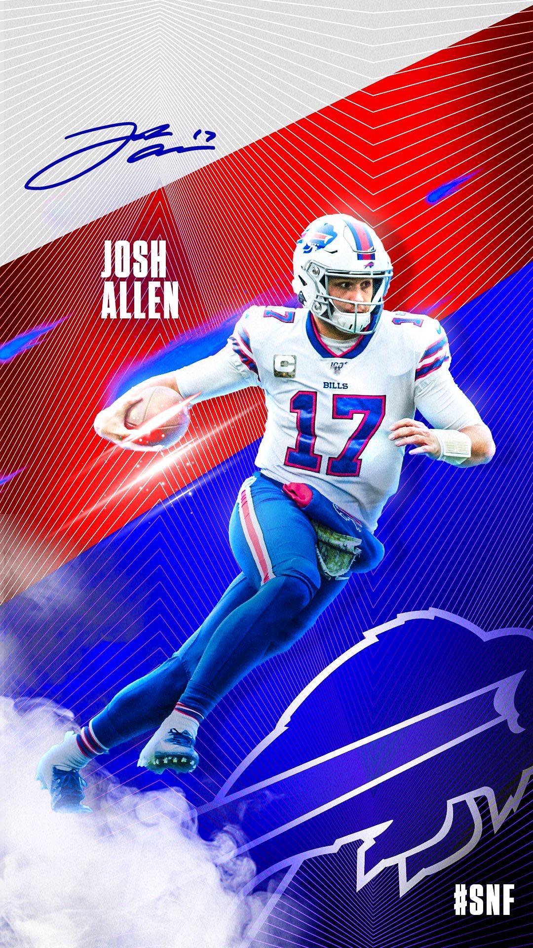 Jordan Santalucia on X: Buffalo Bills Josh Allen wallpaper. iPhone and  iPhone X sizes #GoBills #JoshAllen  / X