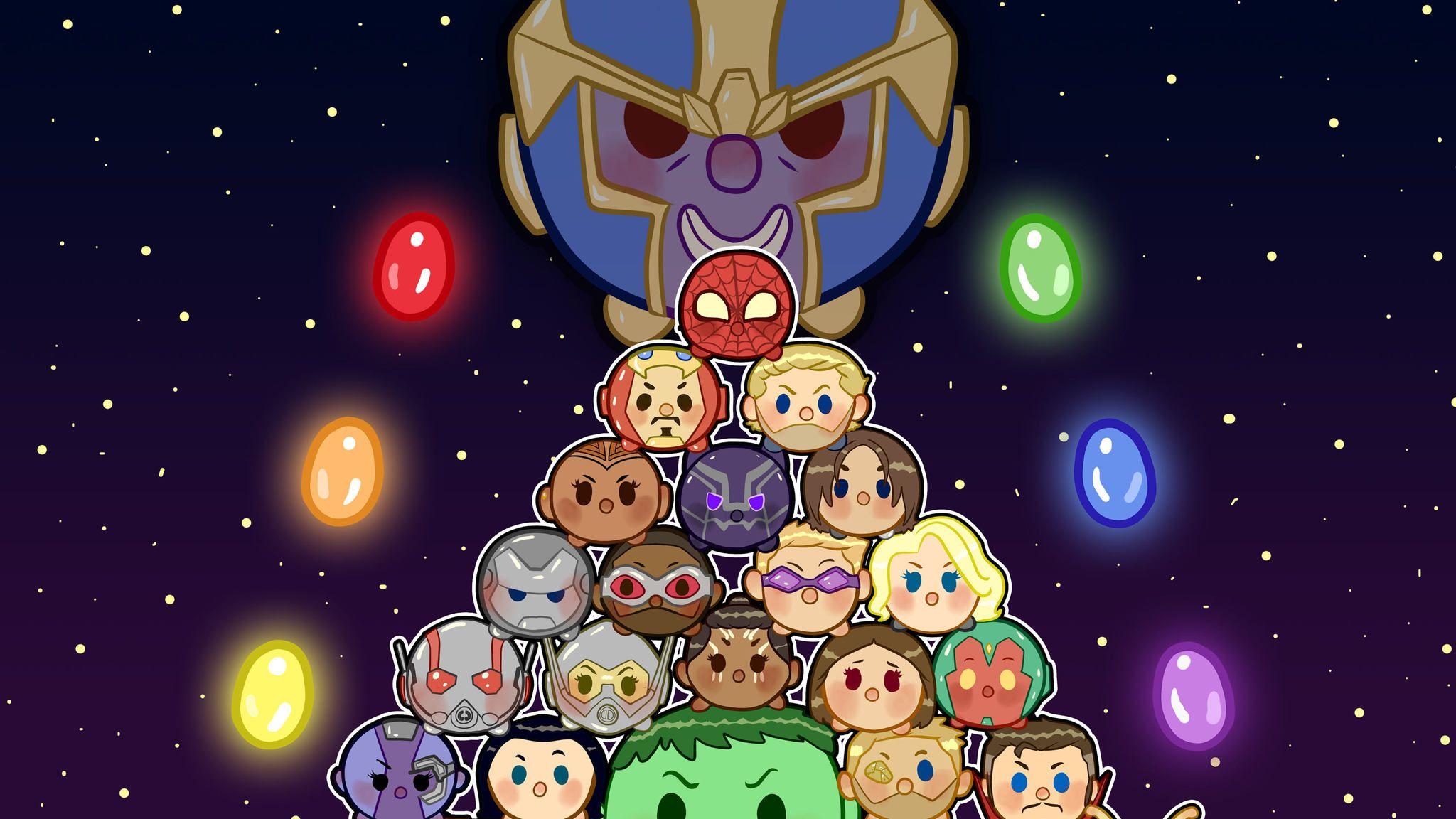 2048x1152 Avengers Infinity War Tsum Artwork 2048x1152 Resolution HD