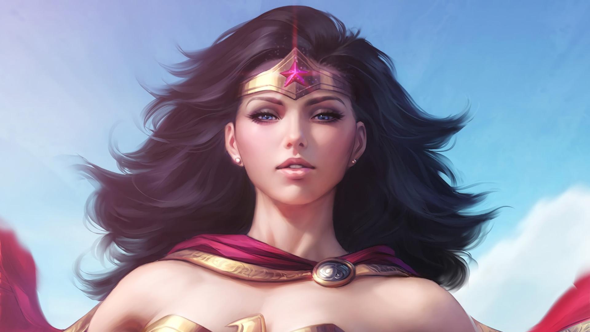 1920x1081 Digital Art Of Wonder Woman 1366x768 Resolution HD 4k Wallpaper, Image, Background, Photo and Picture