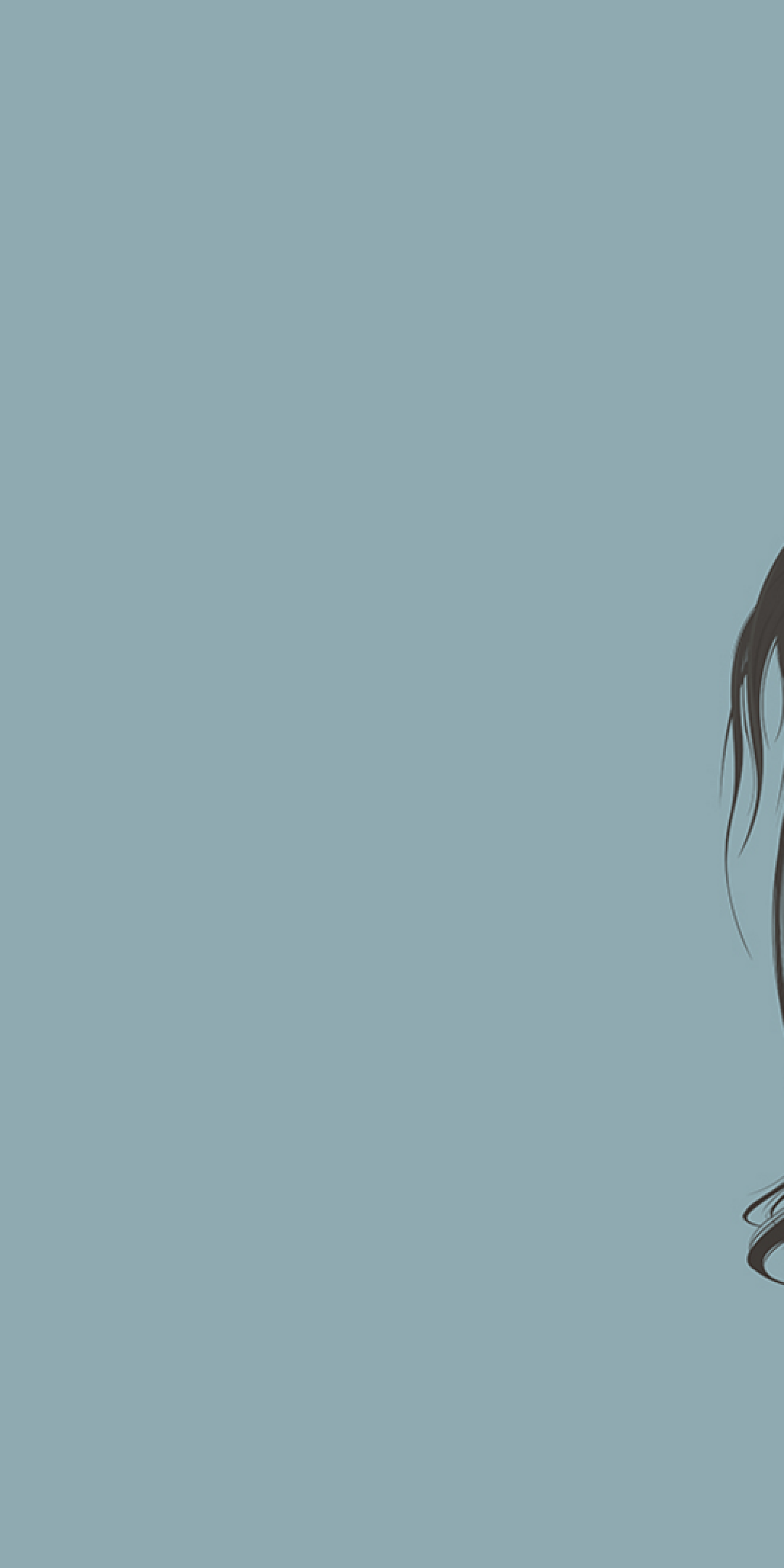 1080x2160 Download 1080x2160 Woman, Profile View, Black Hair, Digital Art Wallpaper for Huawei Mate 10