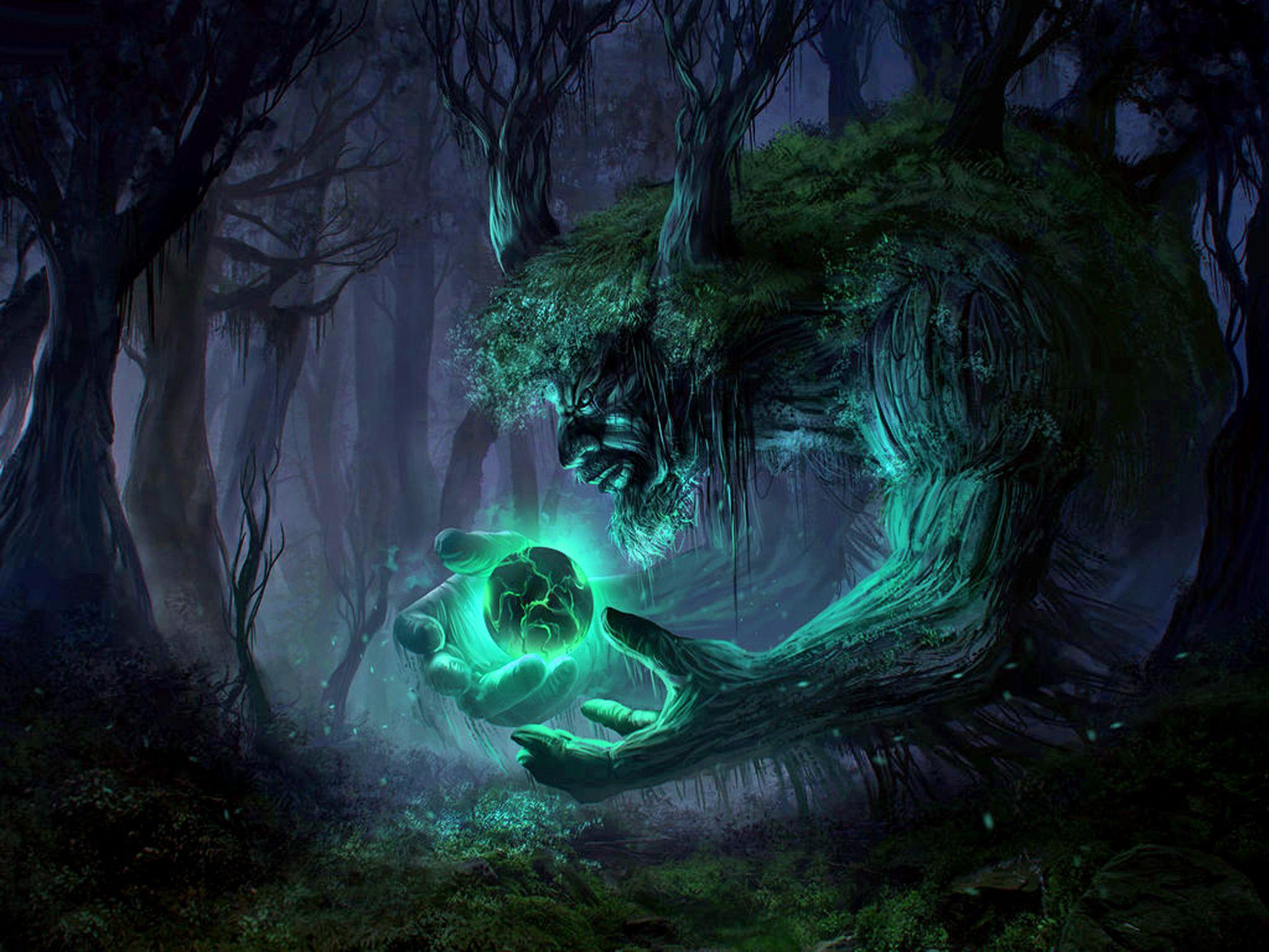 2048x1536 Fantasy Tree Wallpaper
