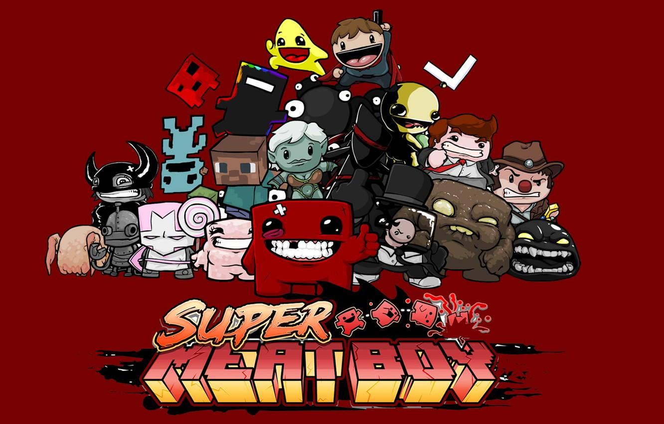 1332x850 Wallpaper Wallpaper, the game, game, wallpaper, 1920x super meat boy image for desktop, section игры