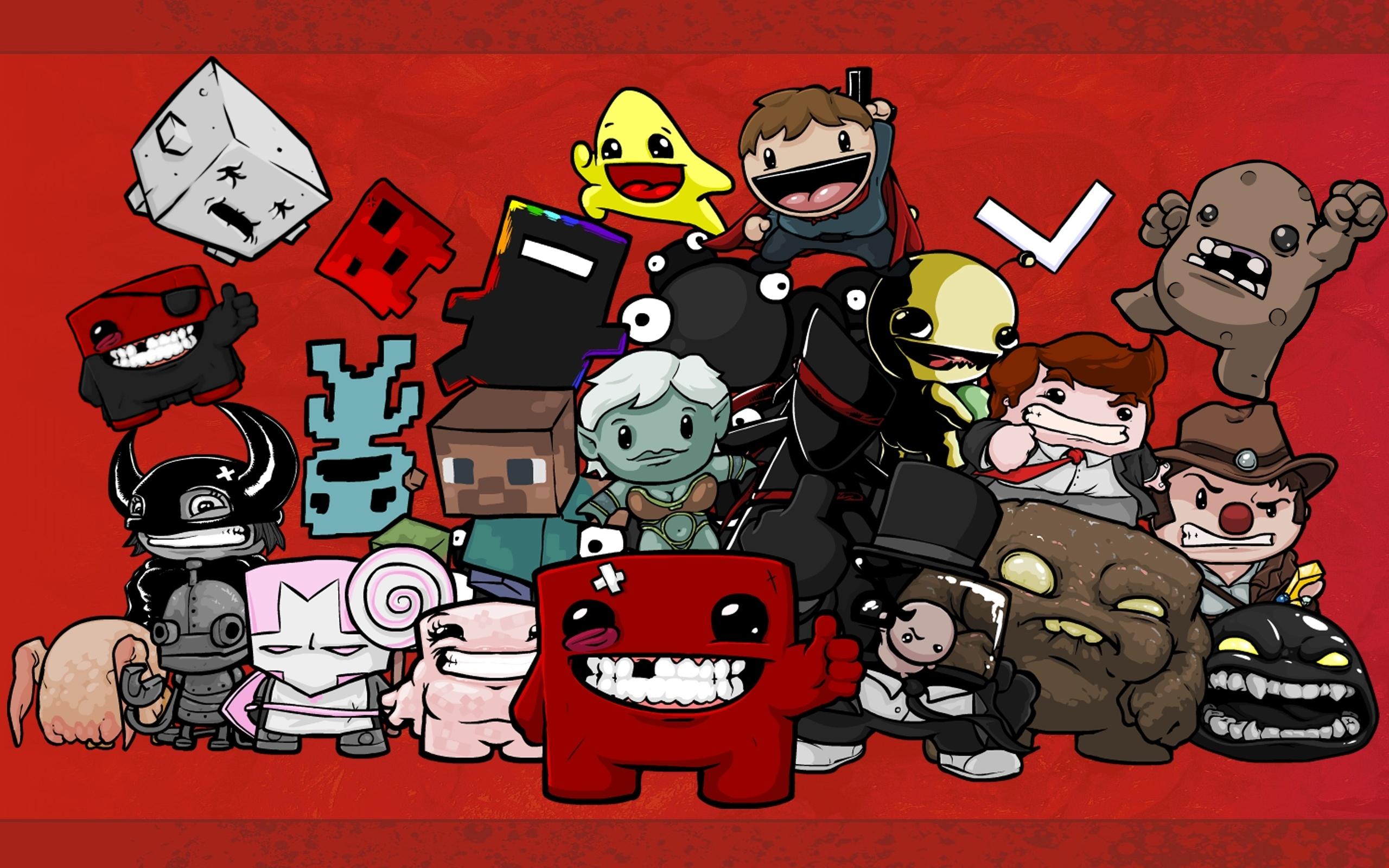2560x1600 Super Meat Boy Background Wallpaper 68906 2560x1600px