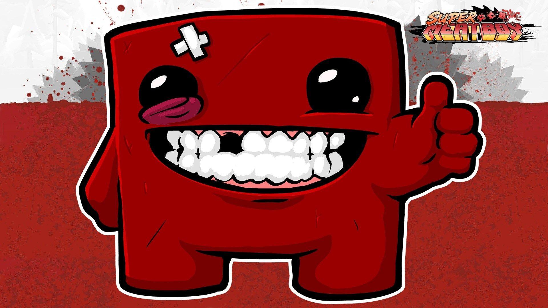1920x1080 free desktop wallpaper downloads super meat boy. Indie game development, Indie games, Video game characters