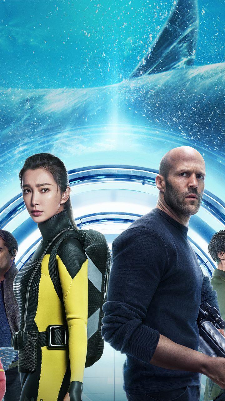 720x1280 Li Bingbing, Jason Statham, The Meg, 2018 movie, 720x1280 wallpaper. Jason statham, Meg movie, Action movie stars