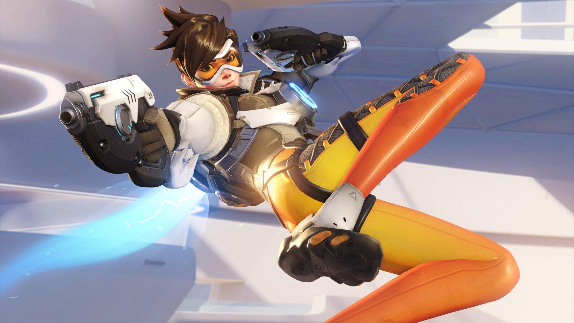 Video Game #Overwatch Tracer (Overwatch) #1080P #wallpaper #hdwallpaper  #desktop