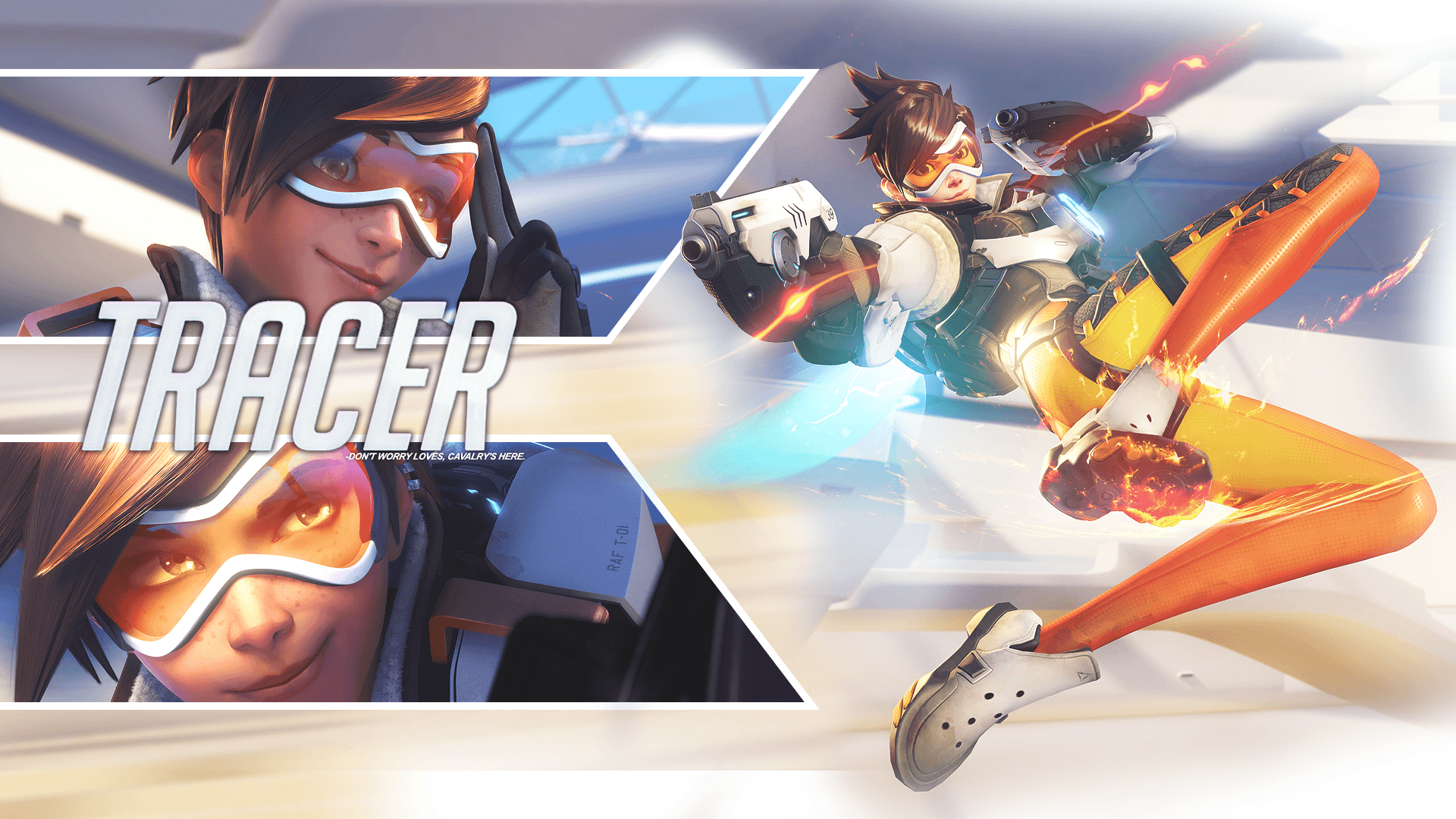 Overwatch - Tracer Wallpaper by MikoyaNx