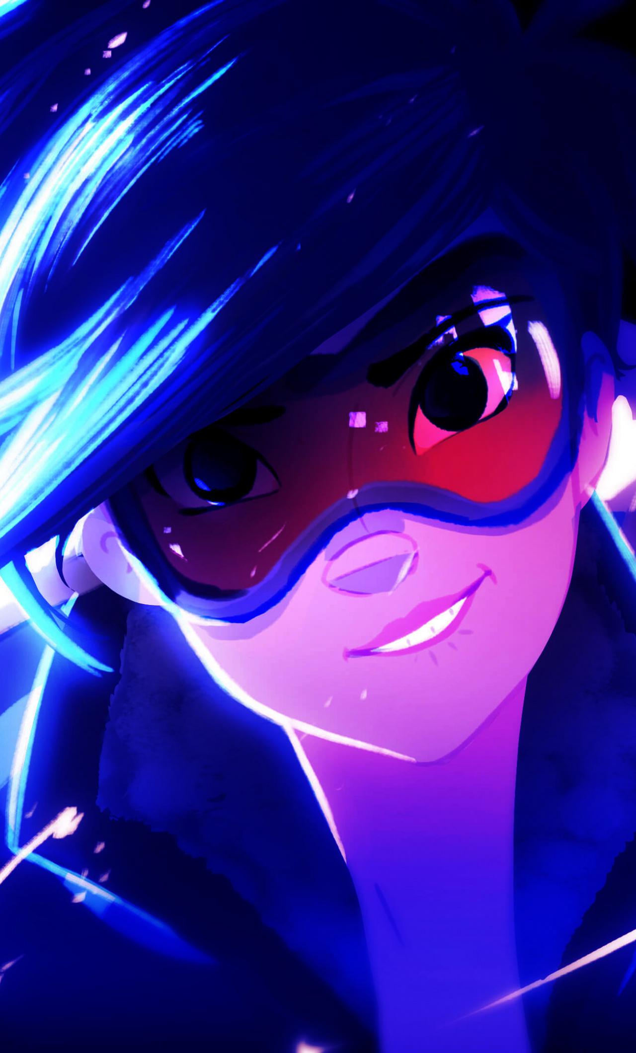 1280x2120 Download Tracer, overwatch, smile, art wallpaper, 1280x iPhone 6 Plus