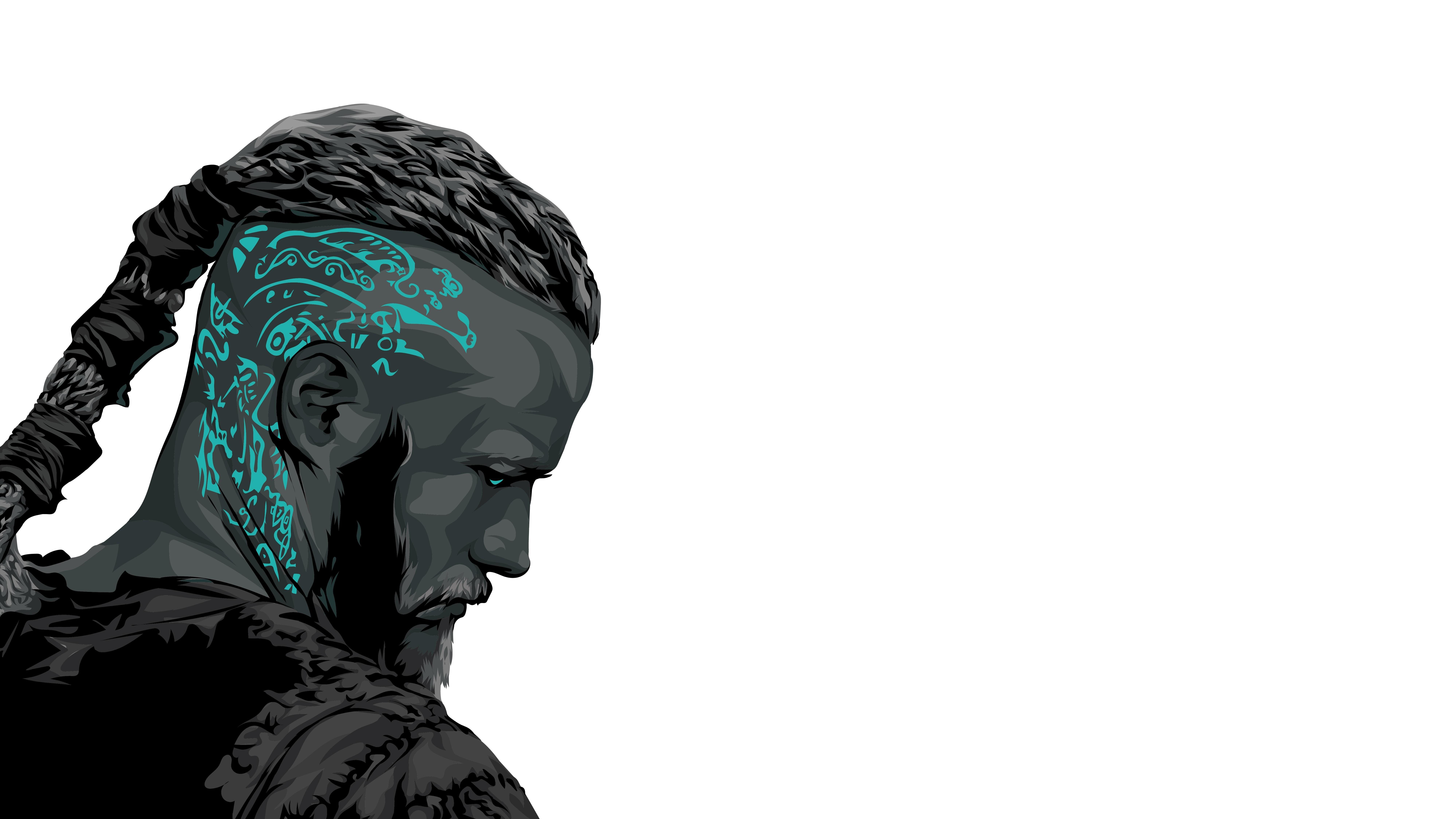 7991x4494 No Spoilers Ragnar Lothbrok custom made wallpaper / Fanart. IG: mahrooftn: vikingstv