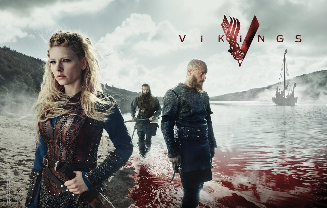 1332x850 Wallpaper blood, the series, the fjord, Vikings, The Vikings, Katheryn Winnick, Travis Fimmel, Ragnar Lodbrok image for desktop, section фильмы
