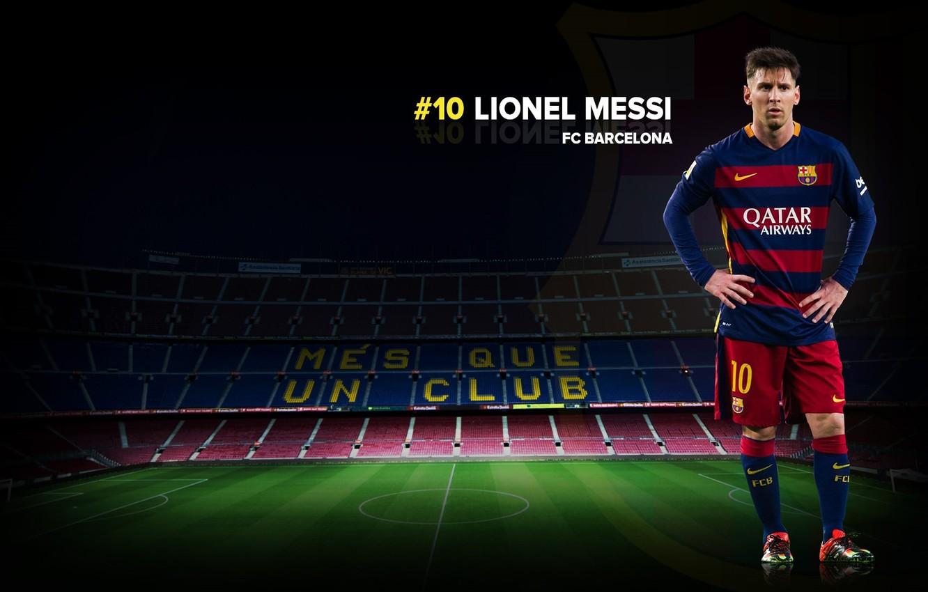 1332x850 Wallpaper wallpaper, sport, football, Lionel Messi, Camp Nou, player, FC Barcelona, My As a Club, More Then a Club image for desktop, section спорт