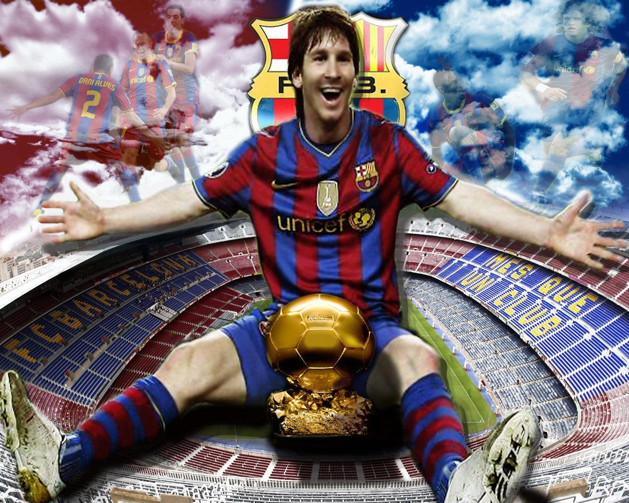 1280x1024 Lionel Messi FC Barcelona Wallpaper Andres Messi Wallpaper