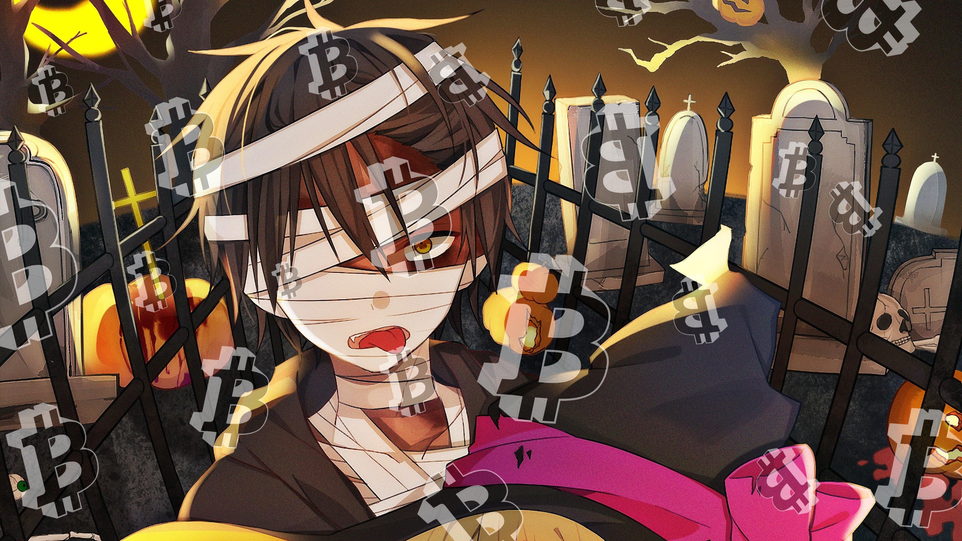 3840x2160 Bitcoins Everywhere Inverted Isaac Foster Zack Angels Of Death Satsuriku No Tenshi W844 Wallpaper: BitcoinWallpaper
