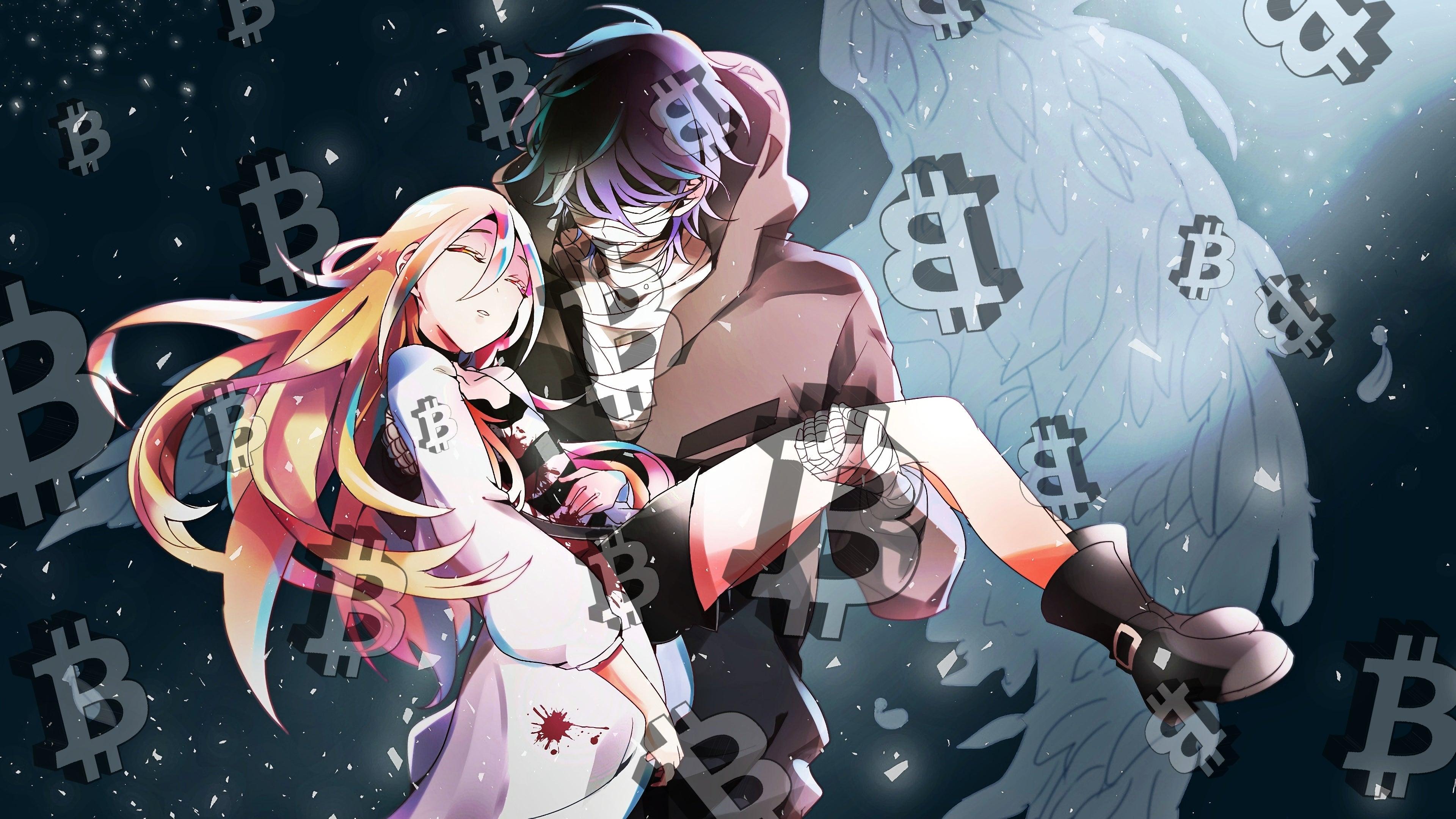 3840x2160 Bitcoins Everywhere Isaac Foster Zack Rachel Gardner Angels Of Death Satsuriku No Tenshi W841 Wallpaper