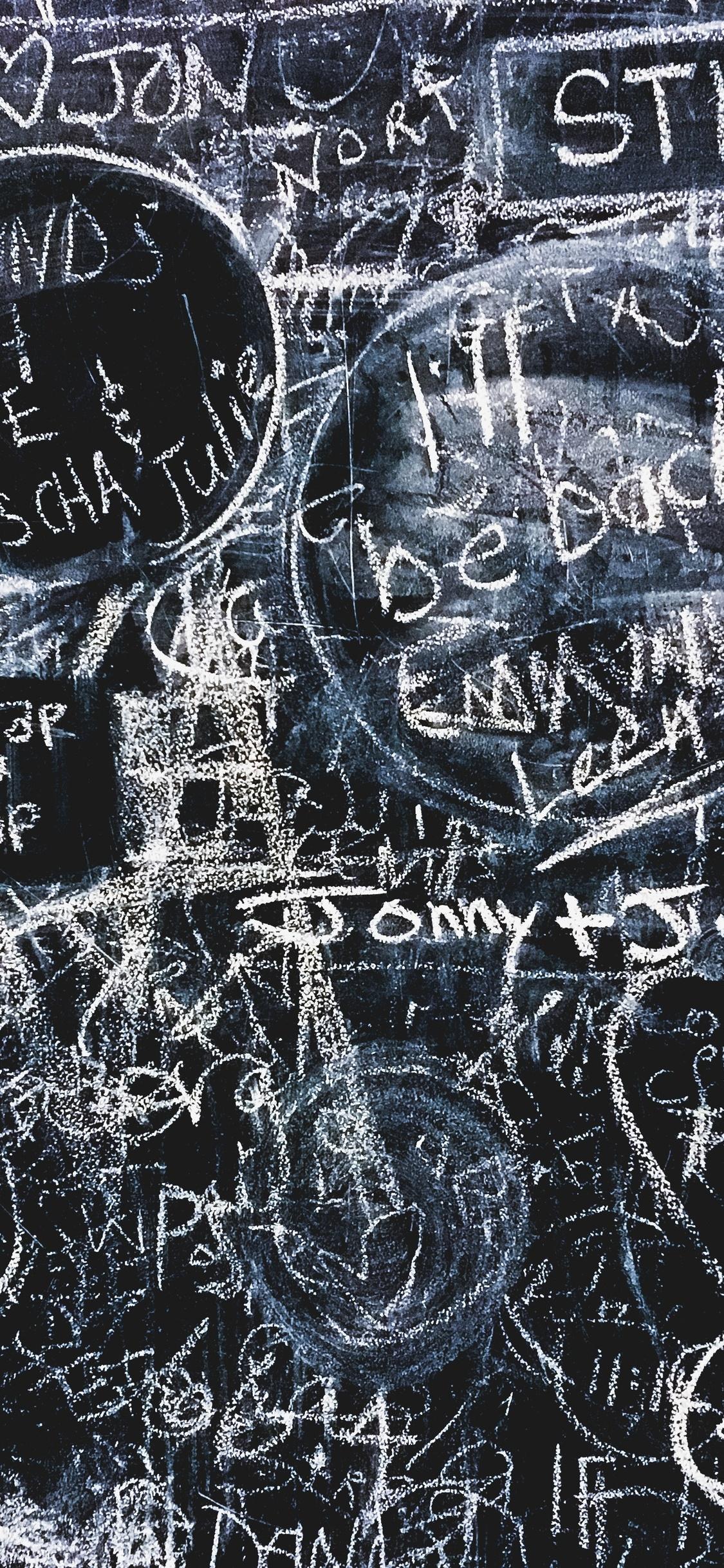 1125x2436 School Blackboard iPhone XS, iPhone iPhone X HD 4k Wallpaper, Image, Background, Photo and Picture