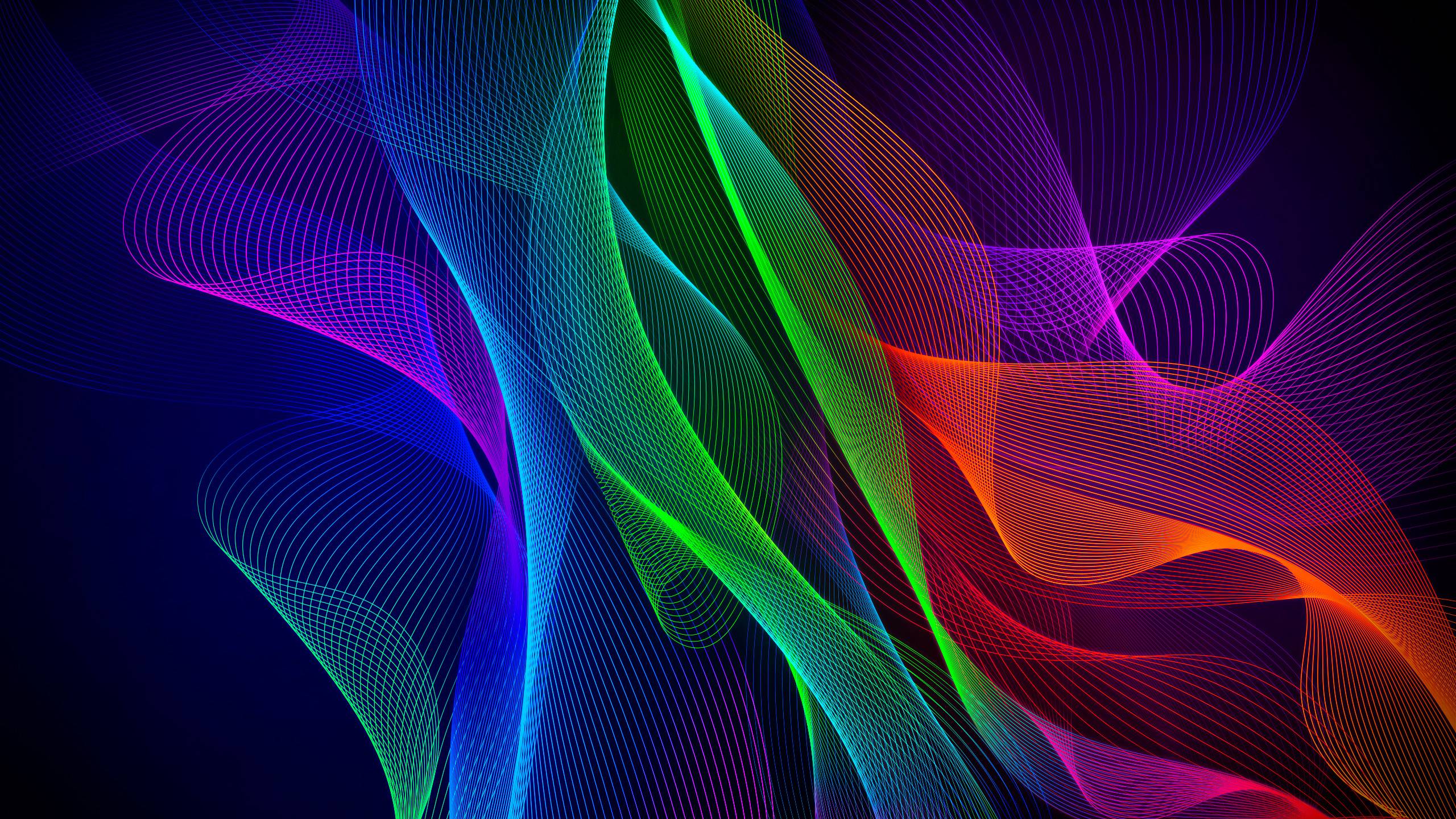 2560x1440 Colorful Abstract Razer Phone Stock Wallpaper
