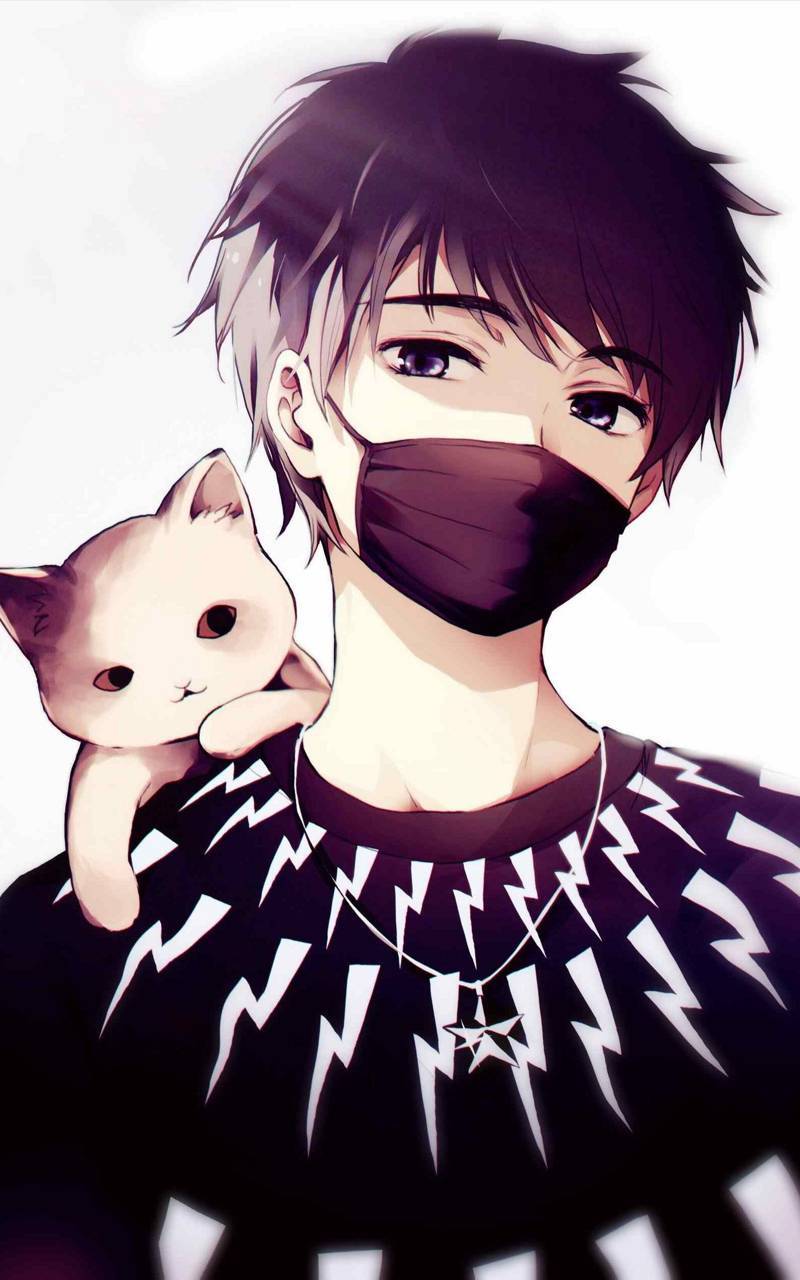 800x1280 Anime Catboy Wallpaper