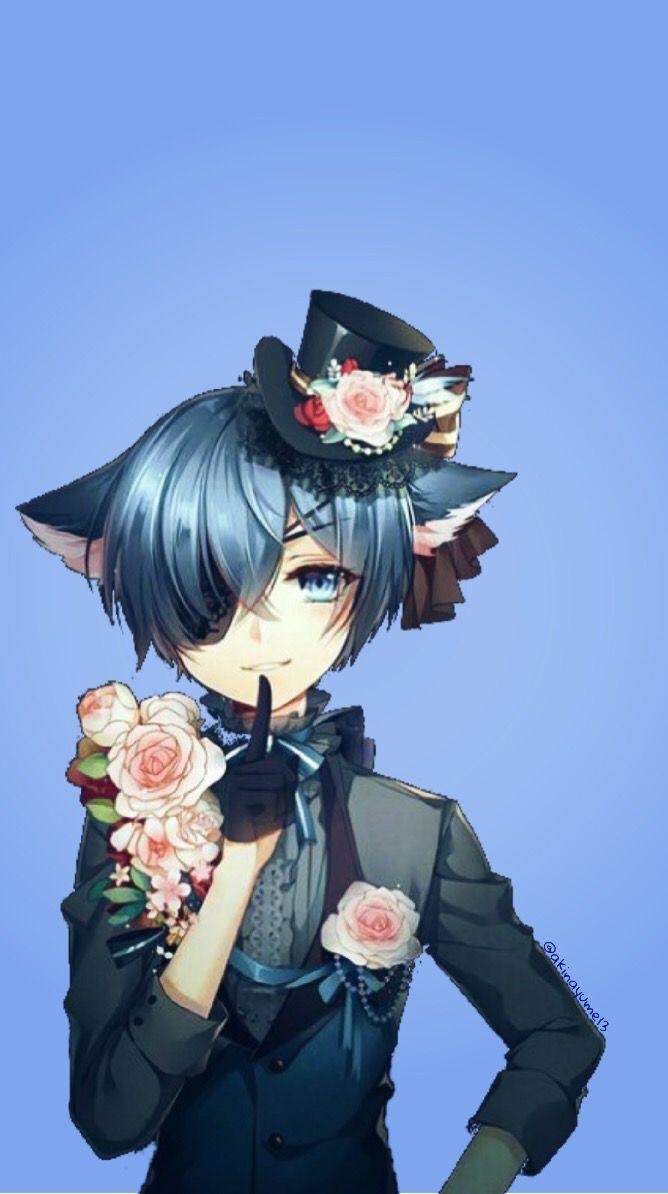 668x1194 18++ Anime Neko Boy Wallpaper