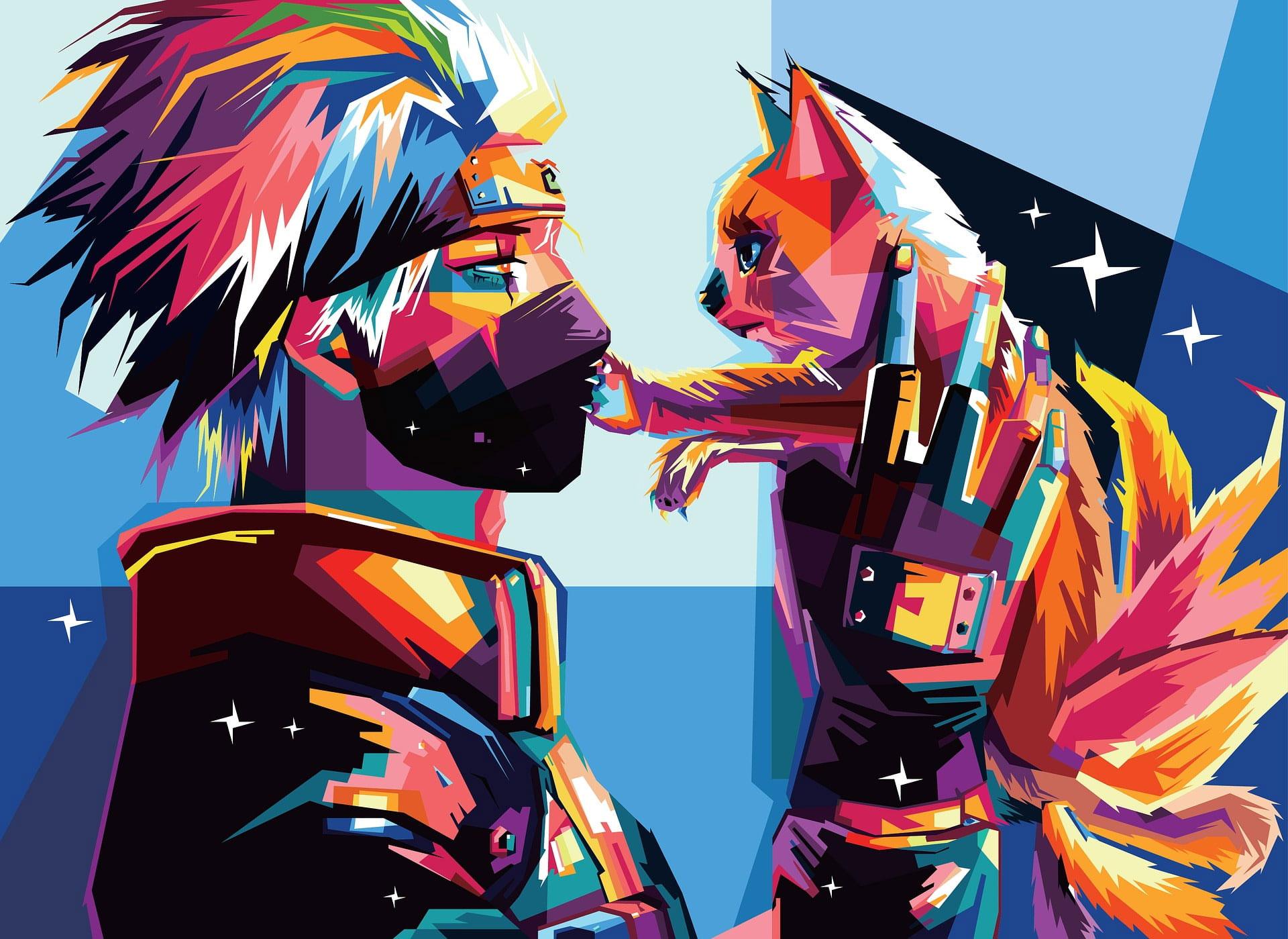 1920x1399 Wallpaper Naruto Anime, Cat, Anime Boys, Colorful • Wallpaper For You HD Wallpaper For Desktop & Mobile