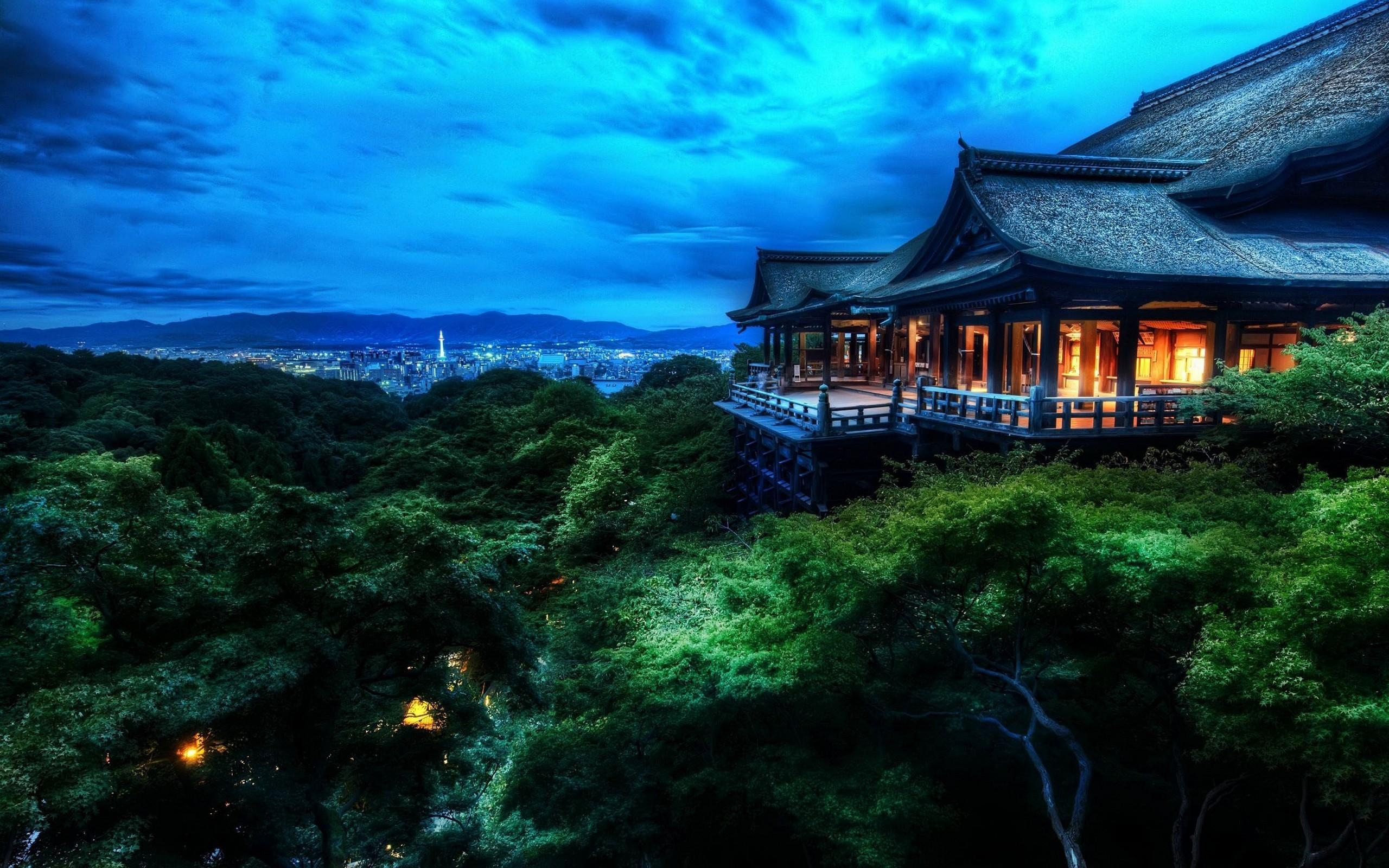 2560x1600 japan landscapes cityscapes towns skyscrapers kyoto city skyline japanese architecture