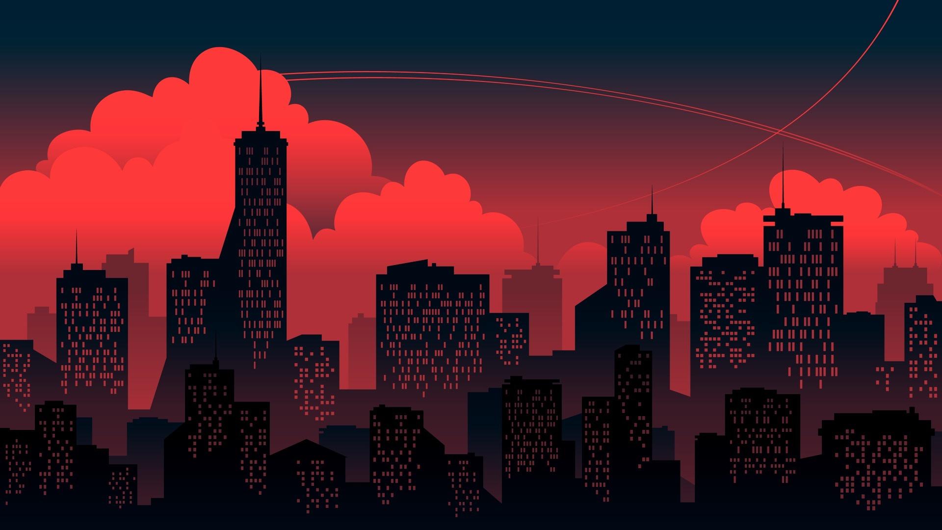 1920x1080 Artwork Sky Cityscape Digital Art 1920x1080 UHD Wallpaper. Walldump HD and UHD Wallpaper