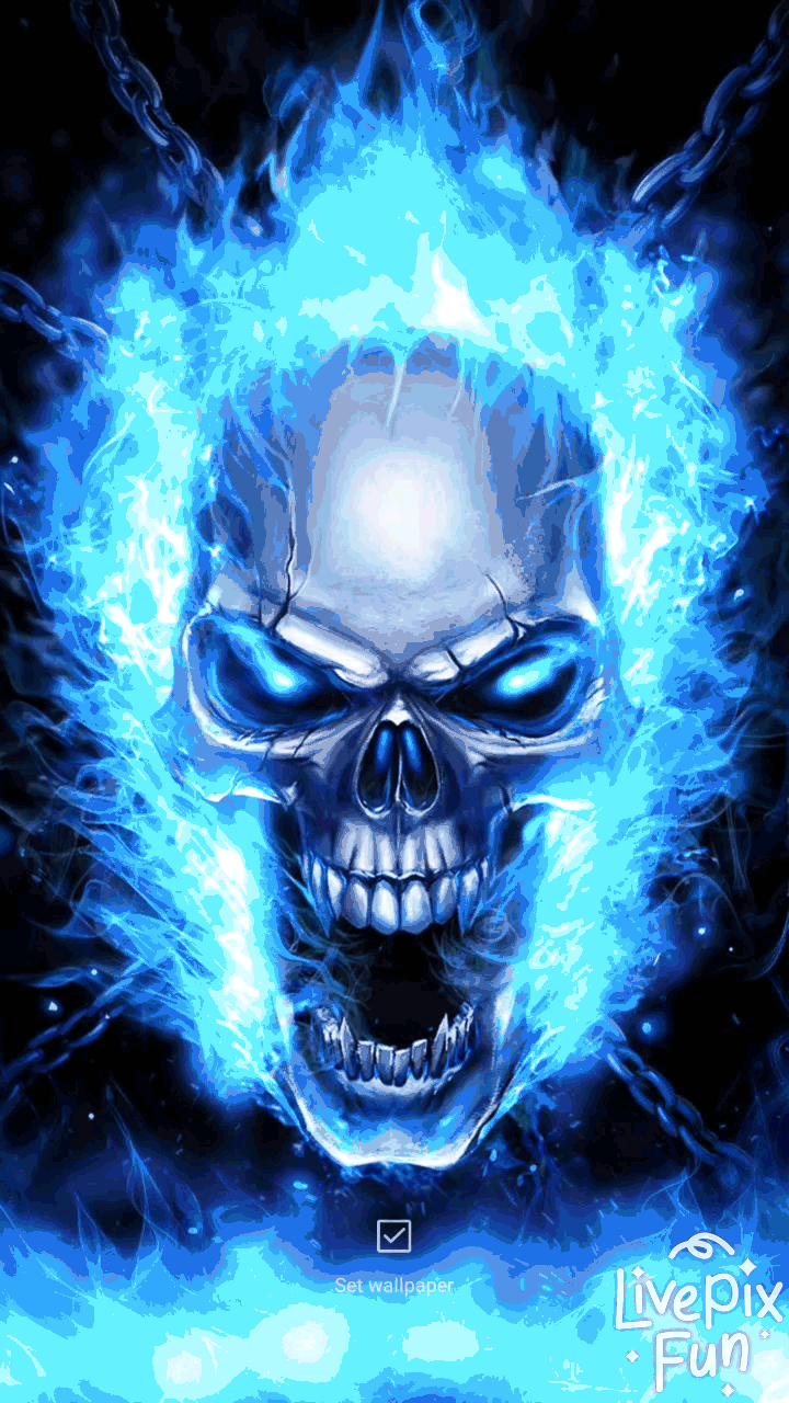 720x1280 Flaming Skull Wallpaper, HD Flaming Skull Background