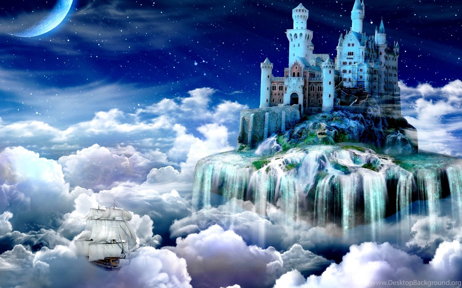 1920x1200 Wallpaper Nature Fairy Tail Tale Castle HD Free 1920x1200. Desktop Background