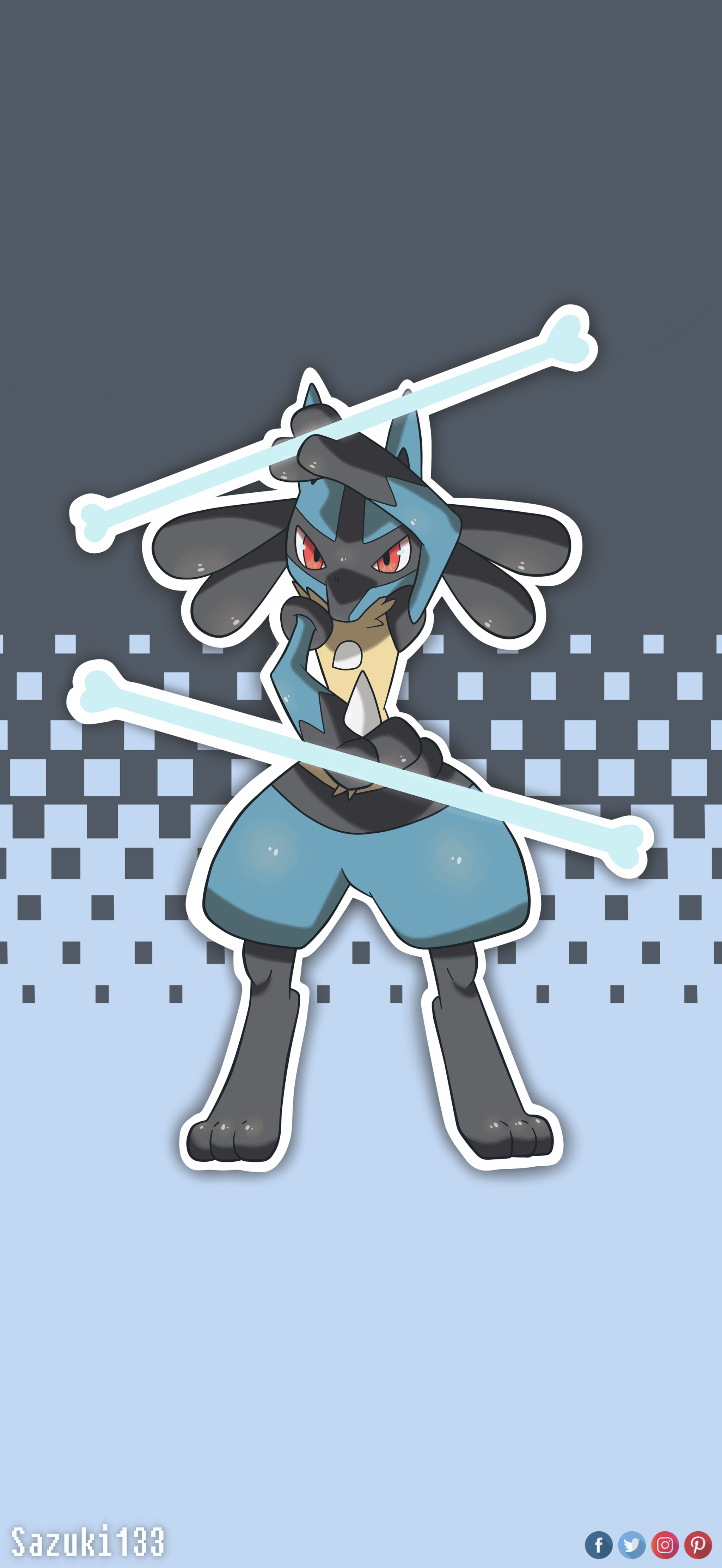 2048x4446 Lucario Wallpaper Phone. Pokemon, Cute pokemon, Cool pokemon