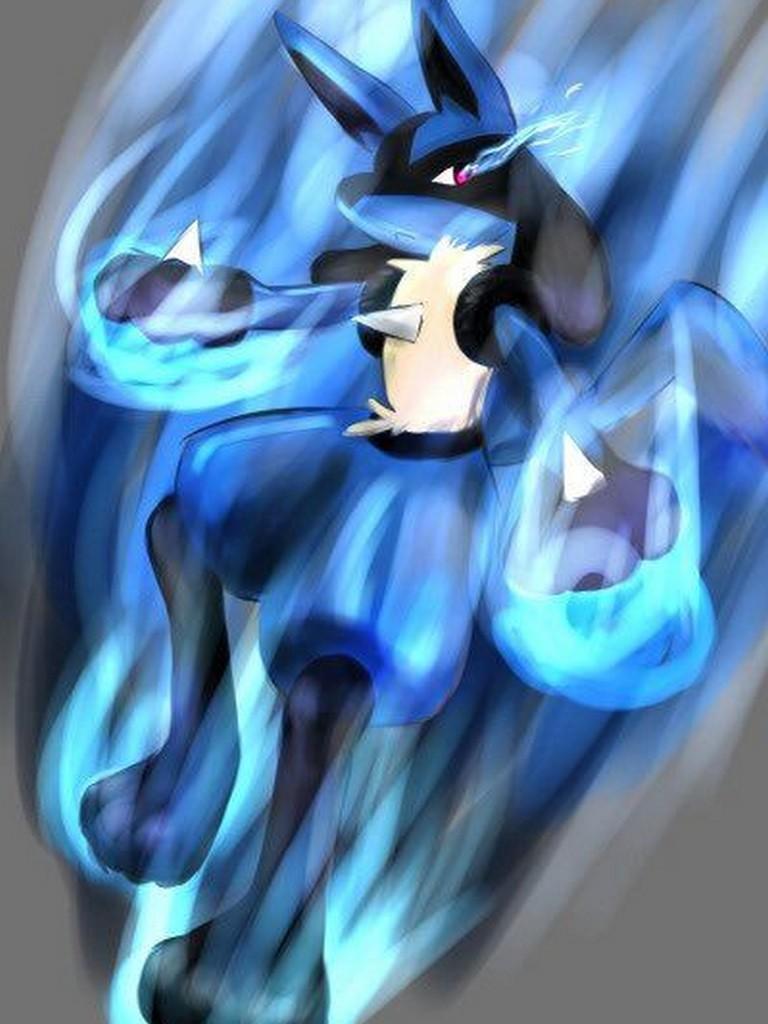 768x1024 Lucario Wallpaper for Android