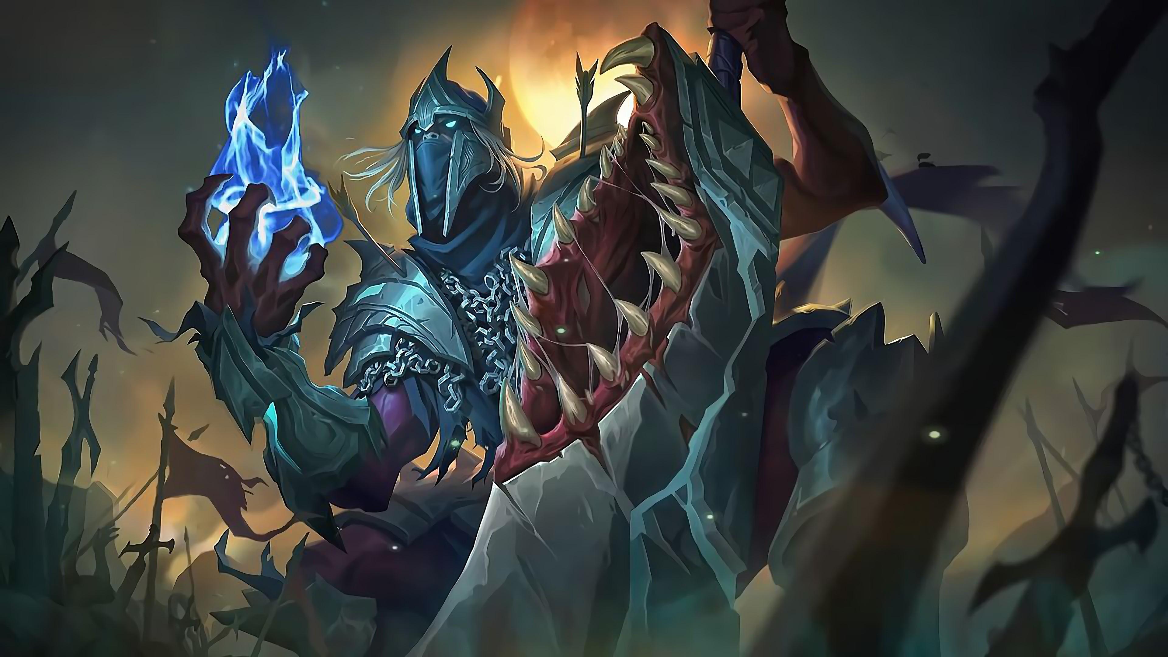3840x2160 4K, Undead King, Mobile Legends, video games, anime, Hanzo. Mocah HD Wallpaper