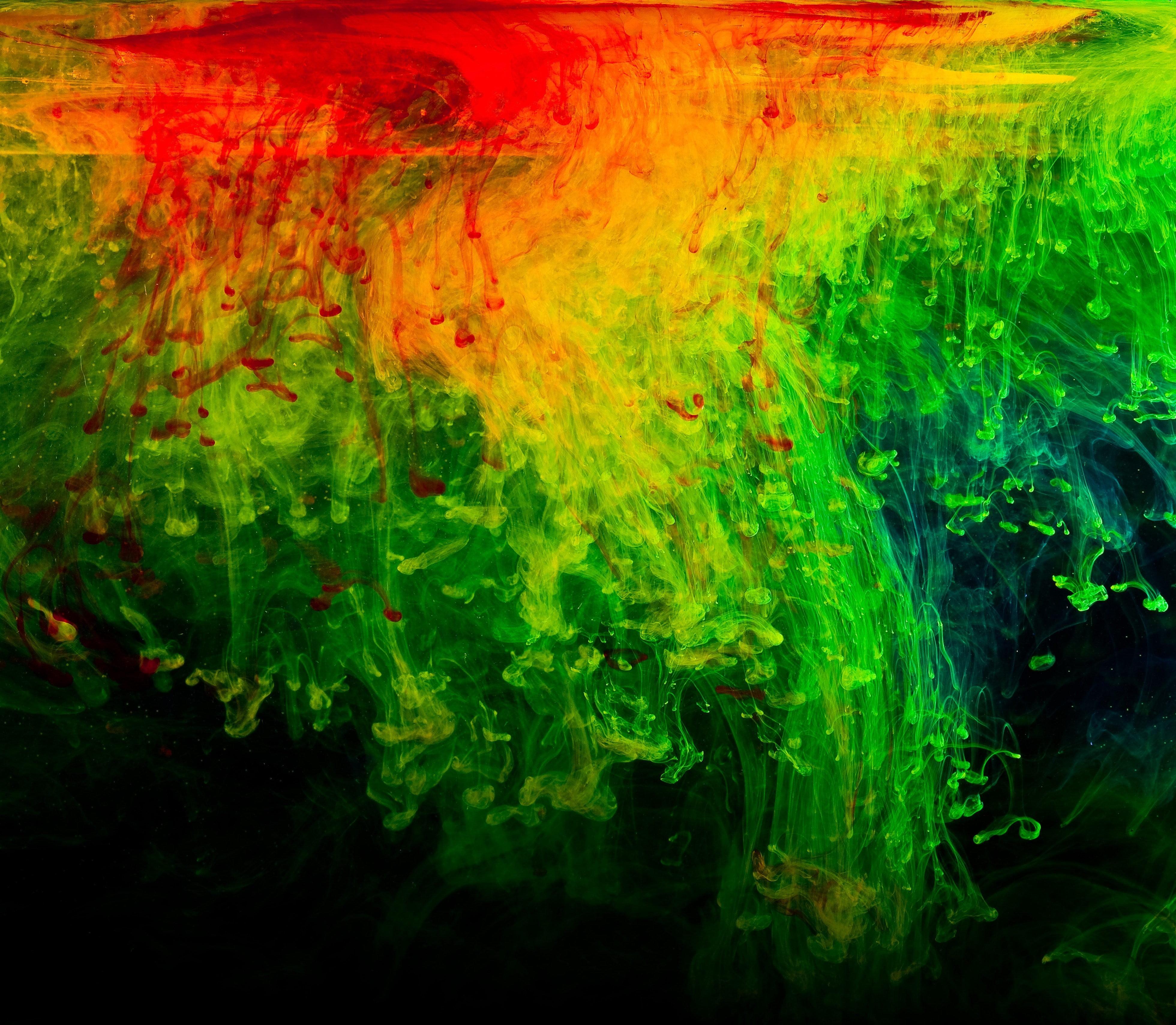 3920x3417 Yellow Smoke Wallpaper