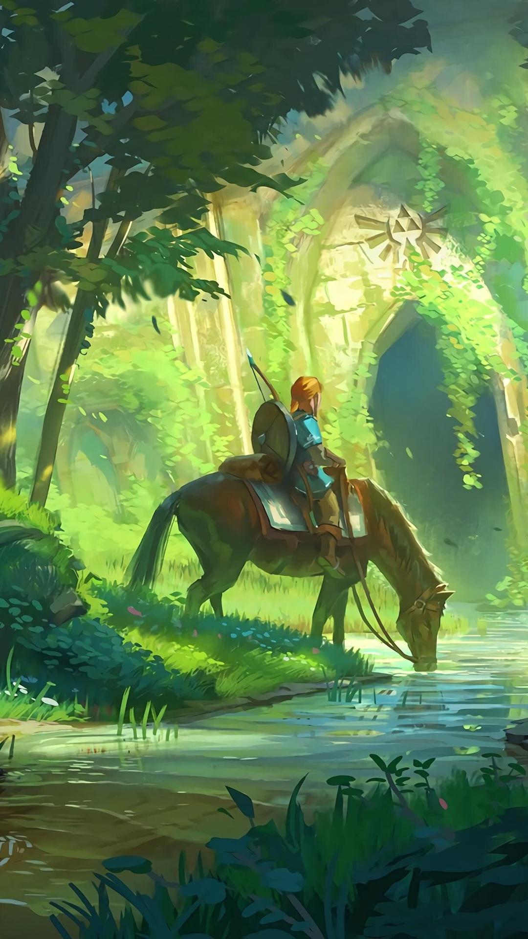 1080x1920 The Legend Of Zelda Breath Of The Wild Fanart 4k iPhone 6s, 6 Plus, Pixel xl , One Plus 3t, 5 HD 4k Wallpaper, Image, Background, Photo and Picture
