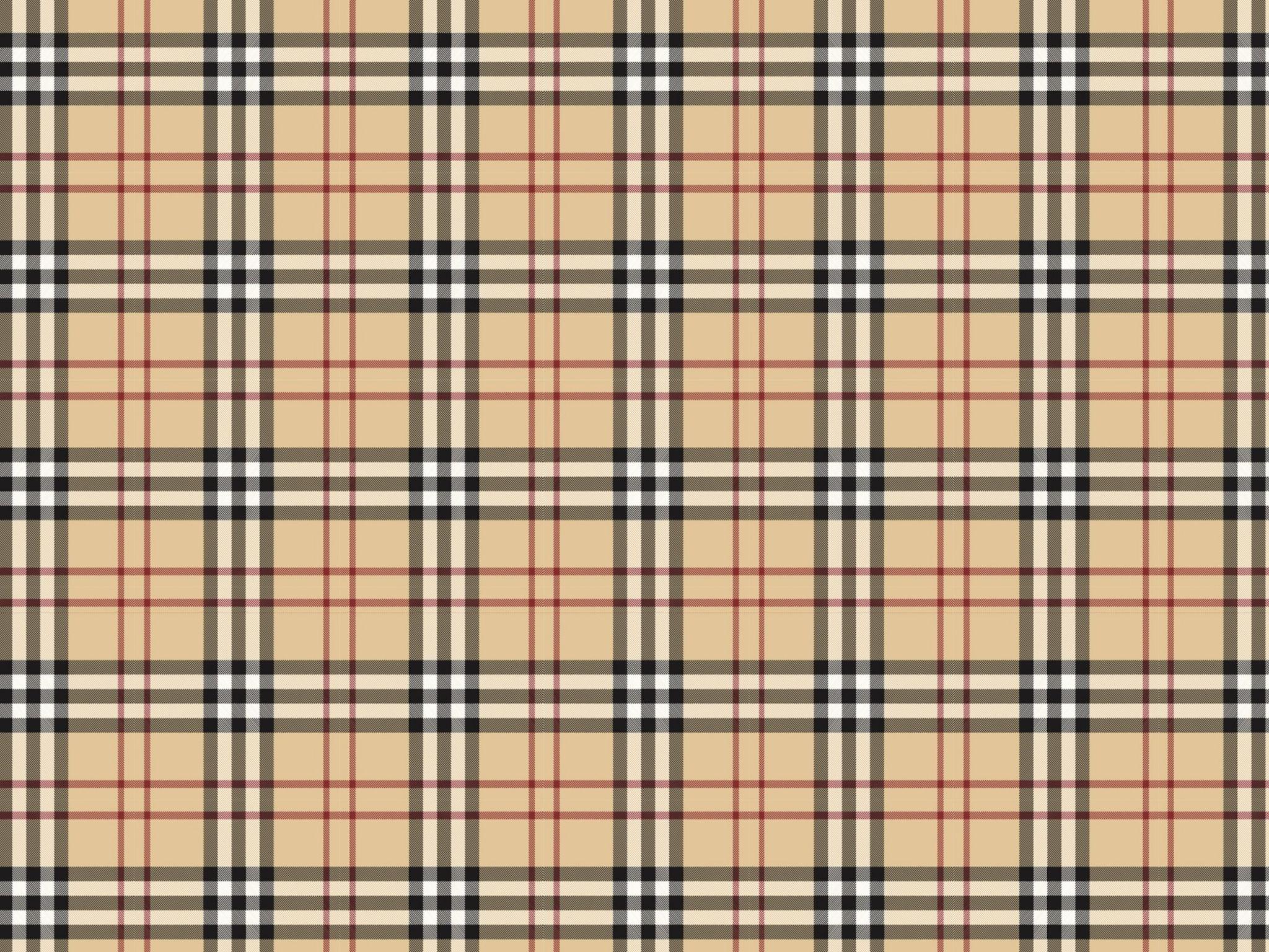 Premium AI Image  A plaid wallpaper with the word burberry on it