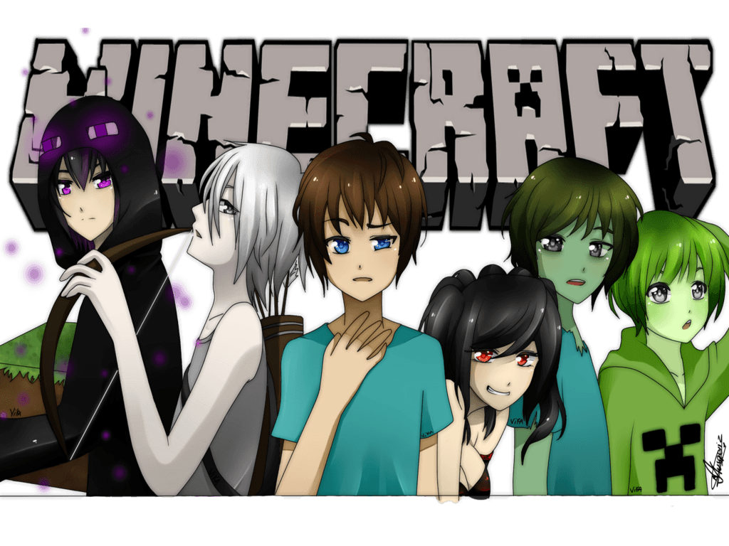 1024x768 Minecraft image minecraft anime ver HD wallpaper and background