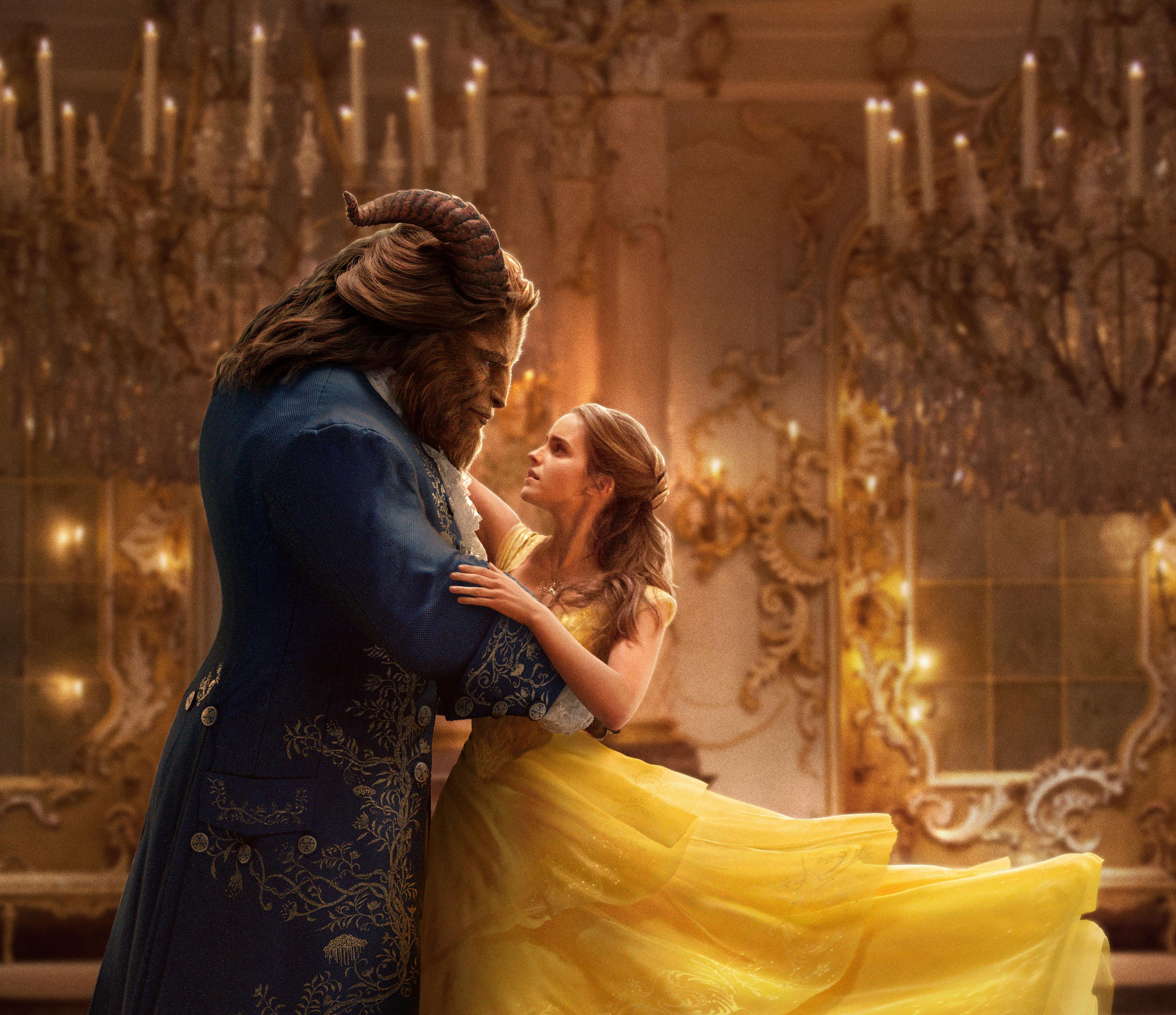 3211x2771 Beauty And The Beast Live Action