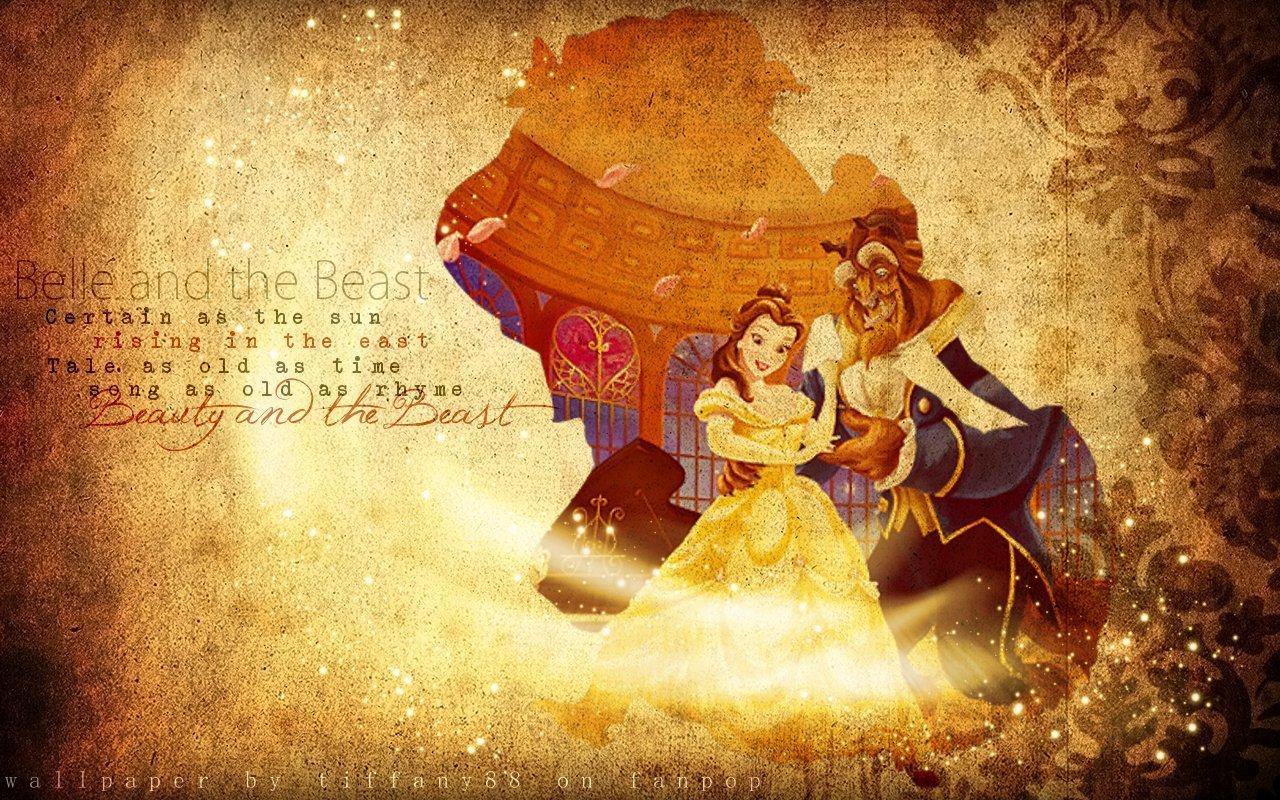 1280x800 Beauty and the Beast and the Beast Wallpaper
