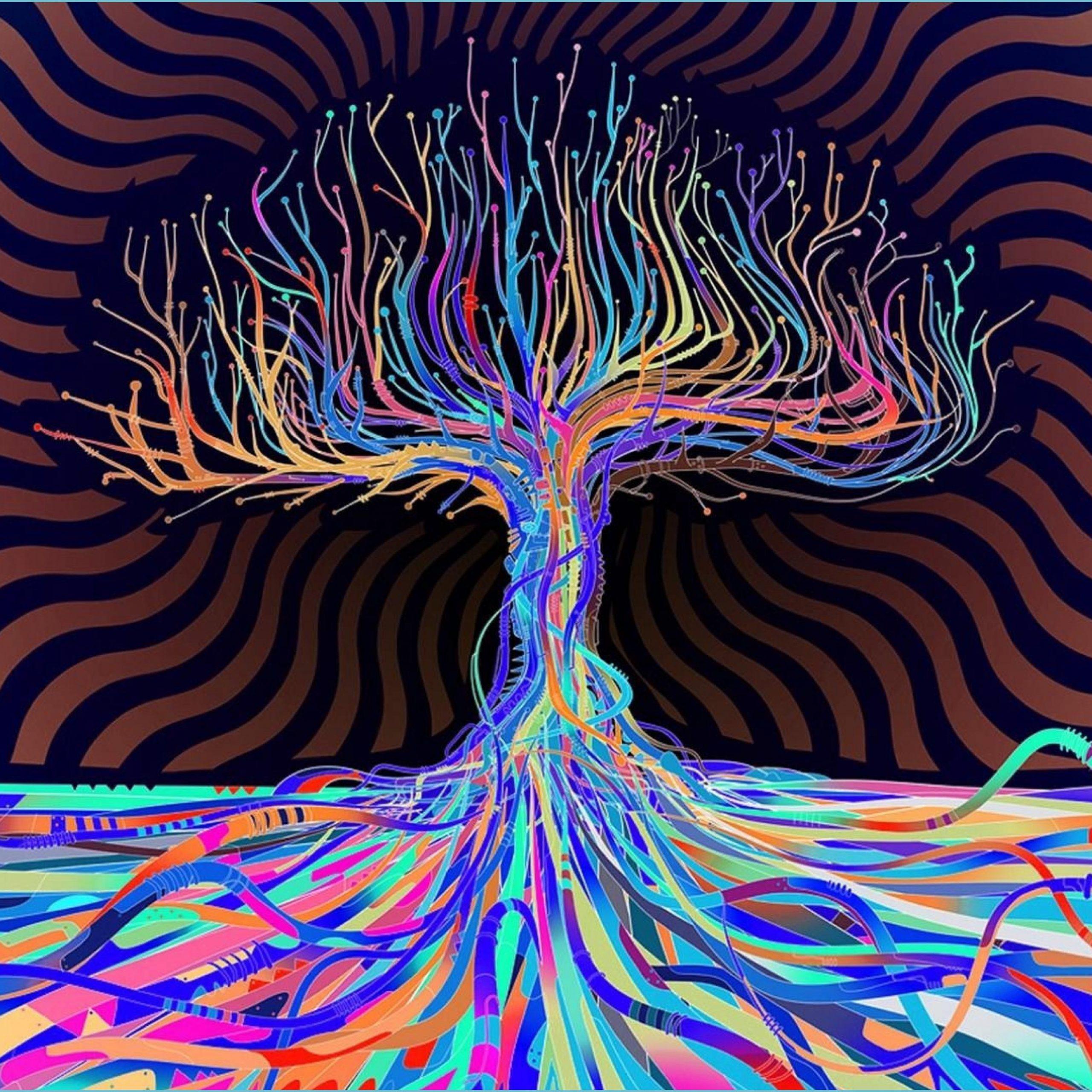 2560x2560 Psychedelic HD 12K Wallpaper Free Psychedelic HD 12K Wallpaper 4k