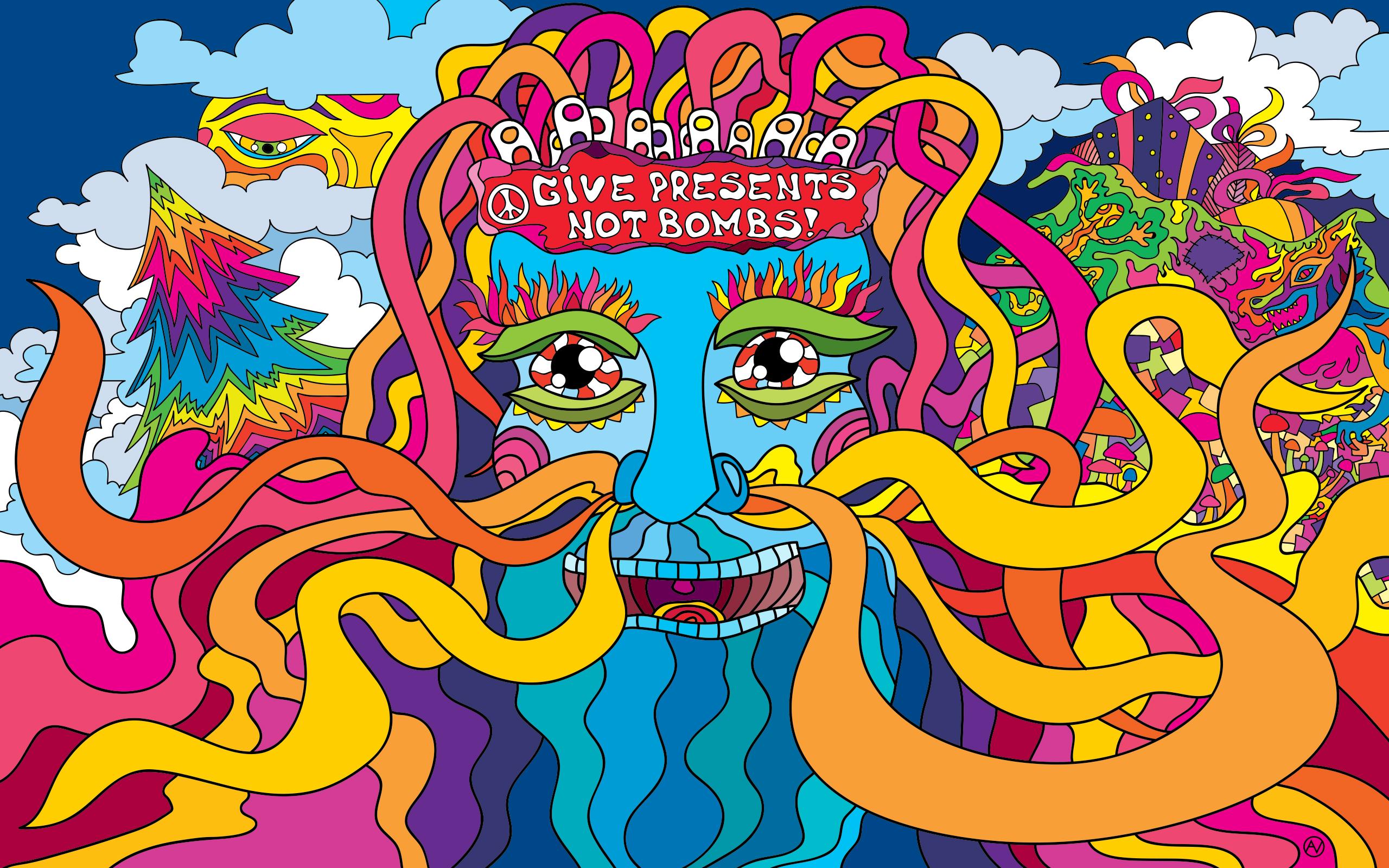 2560x1600 Trippy Laptop Wallpaper