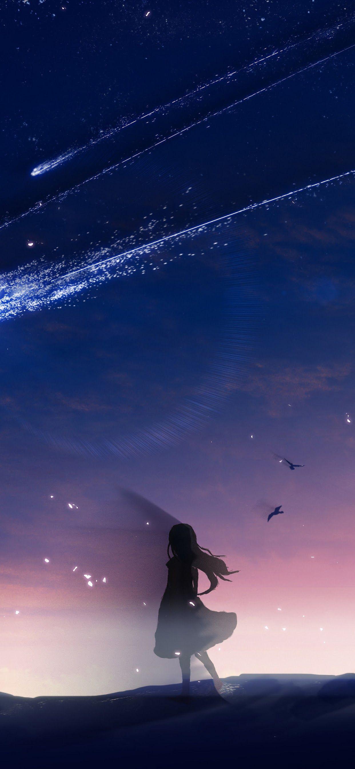 1920x1080 Anime Night Sky Wallpapers  Wallpaper Cave