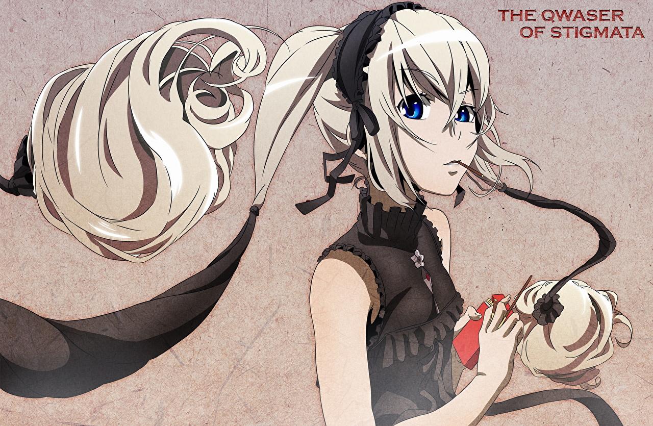 1280x835 Picture The Qwaser of Stigmata Anime young woman