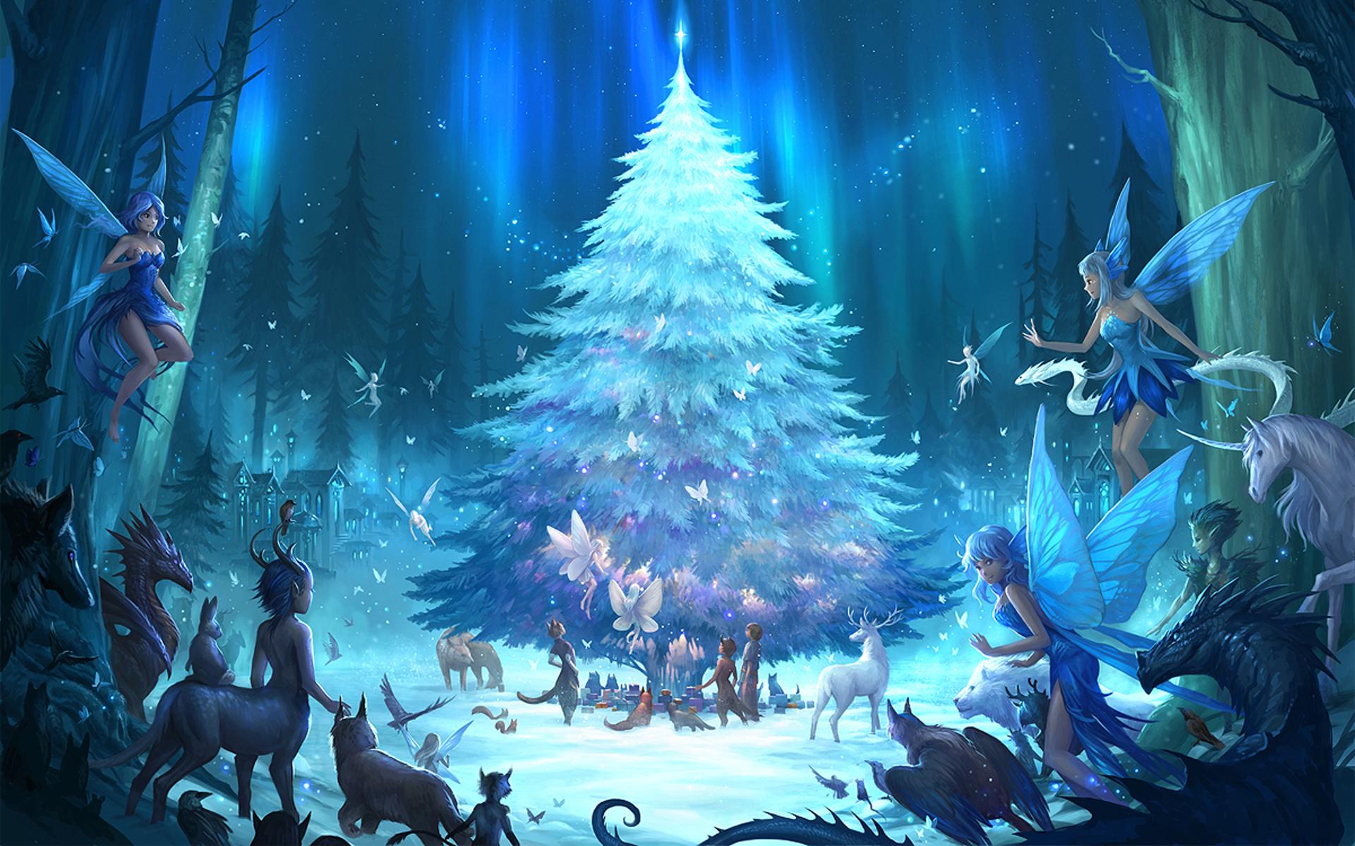 1920x1200 Cosfest Christmas Fantasy Fairy wallpaperx1200