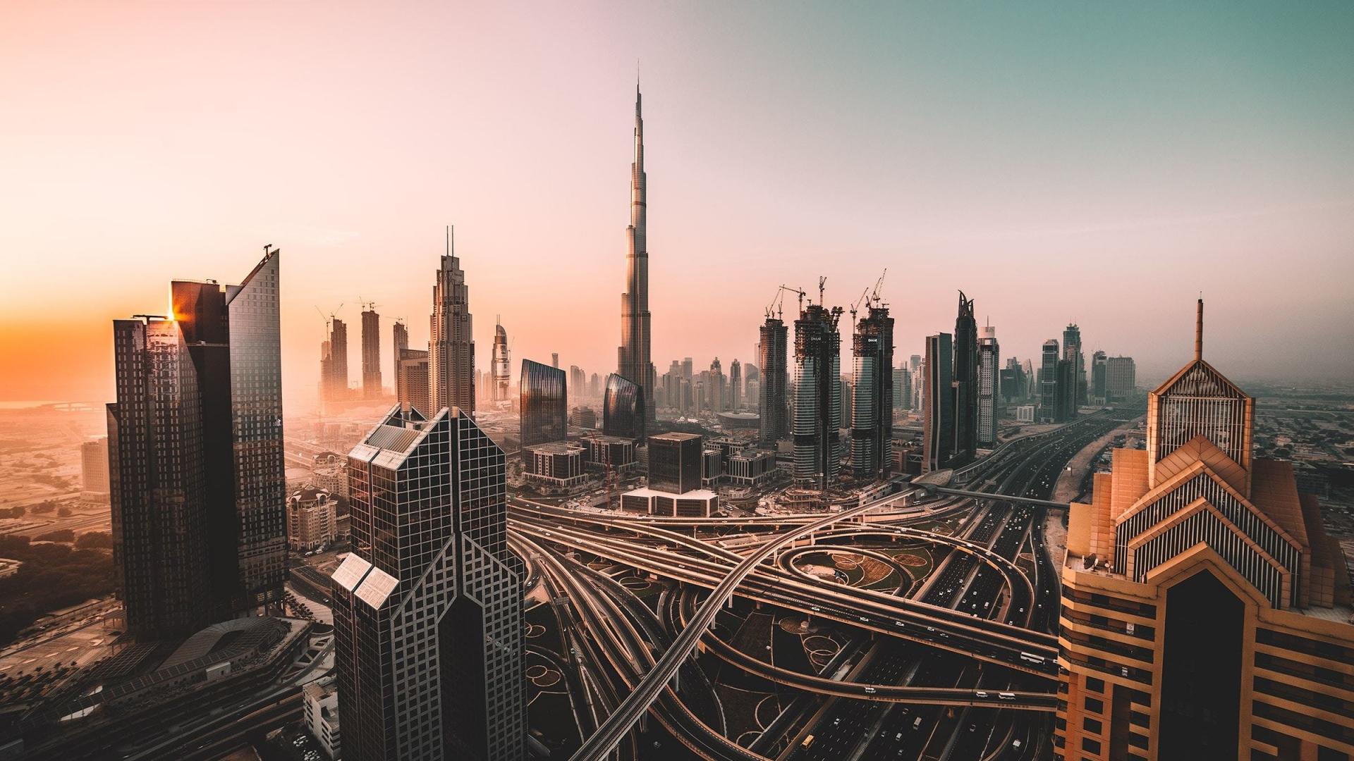 1920x1080 Download 1920x1080 wallpaper dubai, skyline, cityscape, skyscrapers, buildings, burj khalifa, city, full hd, hdtv, fhd, 1080p, 1920x1080 HD image, background, 1303