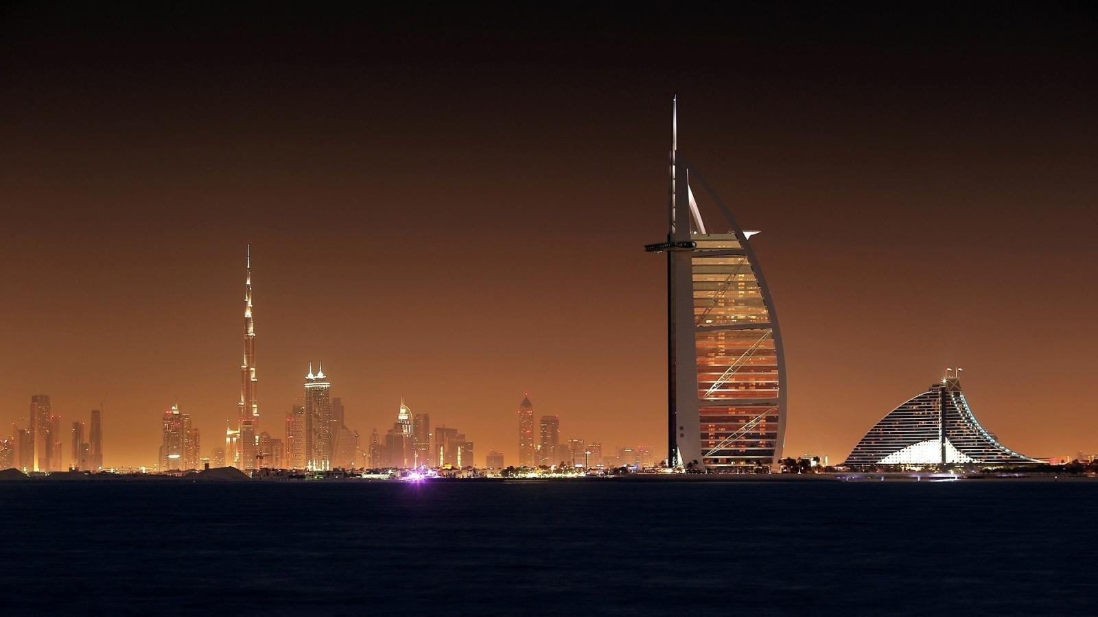 1600x900 Desktop Wallpaper Dubai City In Night City, HD Image, Picture, Background, Lsxixd
