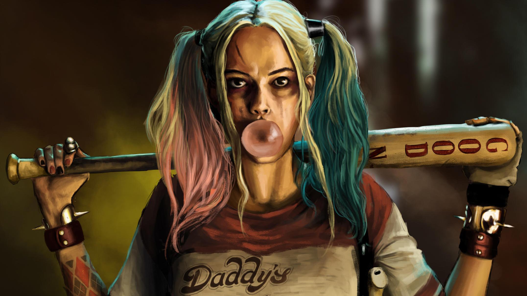 2153x1211 Harley Quinn HD Wallpaper