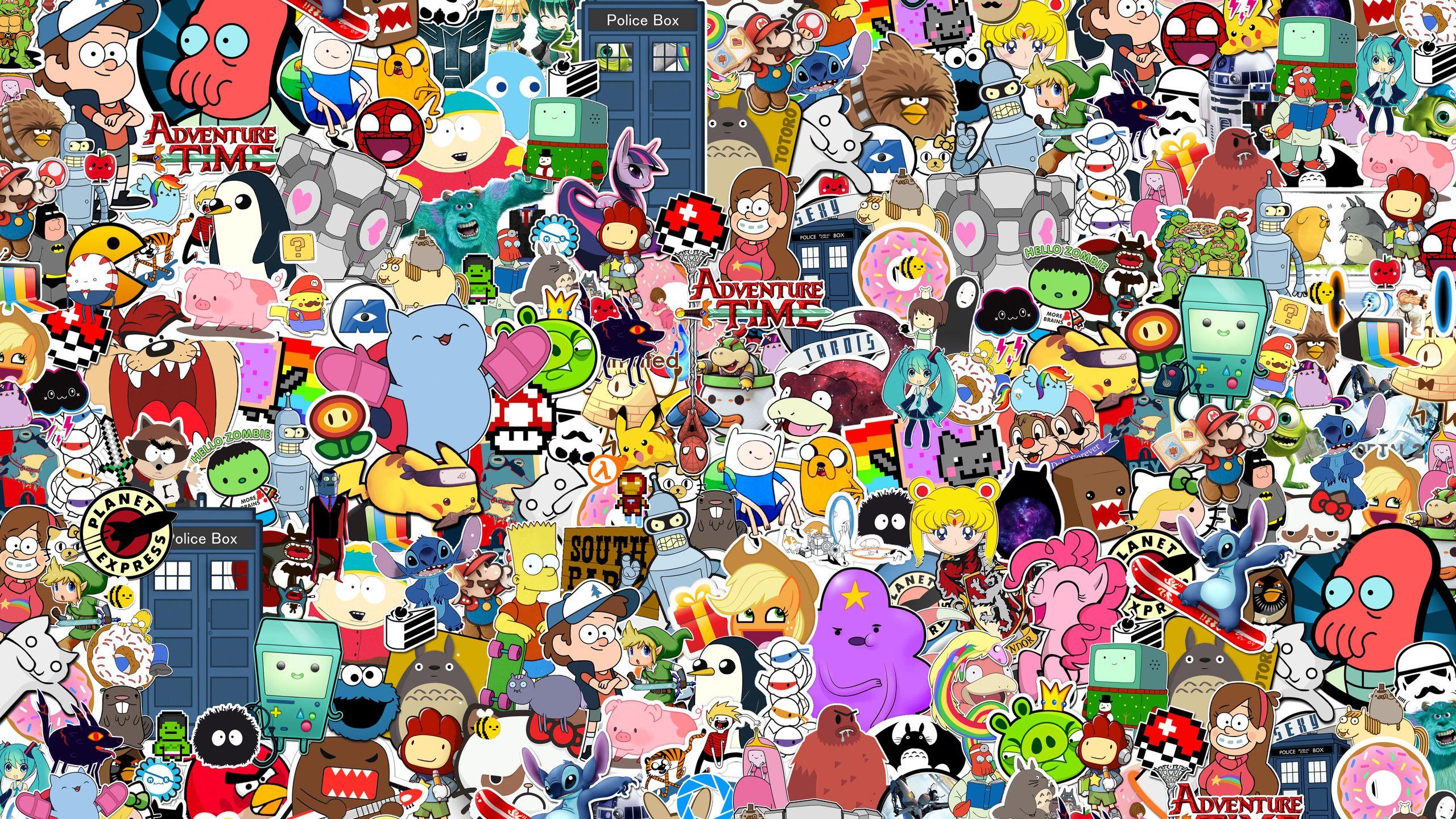 2560x1440 Stickers Wallpaper High Definition. Stickers Wallpaper