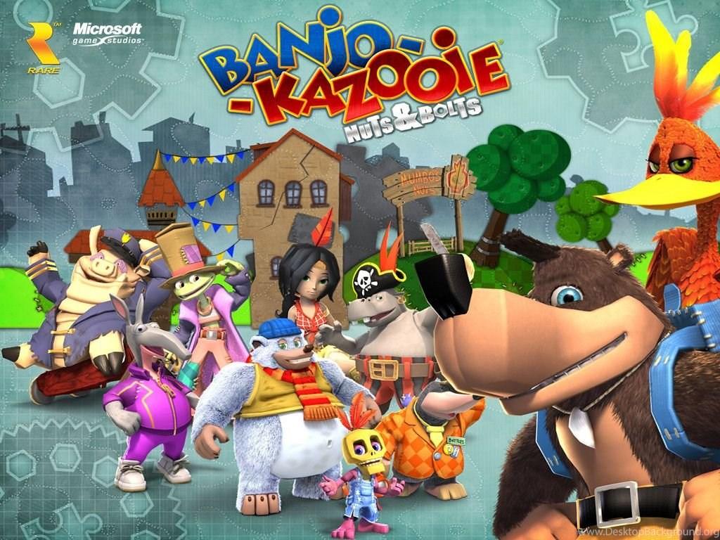 1024x768 Banjo Kazooie: Nuts & Bolts Banjo Kazooie Wallpaper 10825430. Desktop Background
