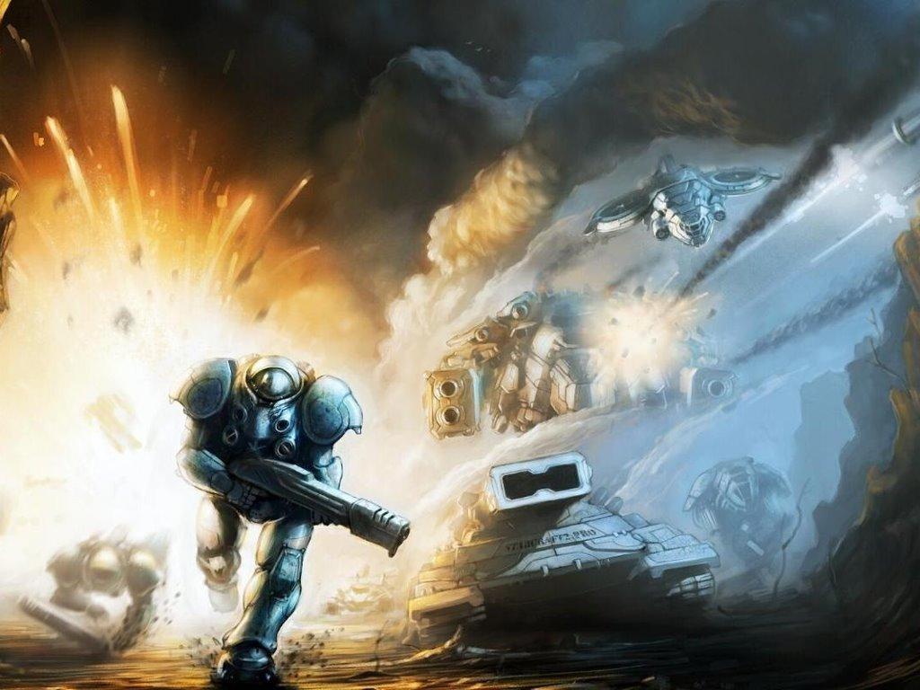 1024x768 My Free Wallpaper Wallpaper : Future Warfare