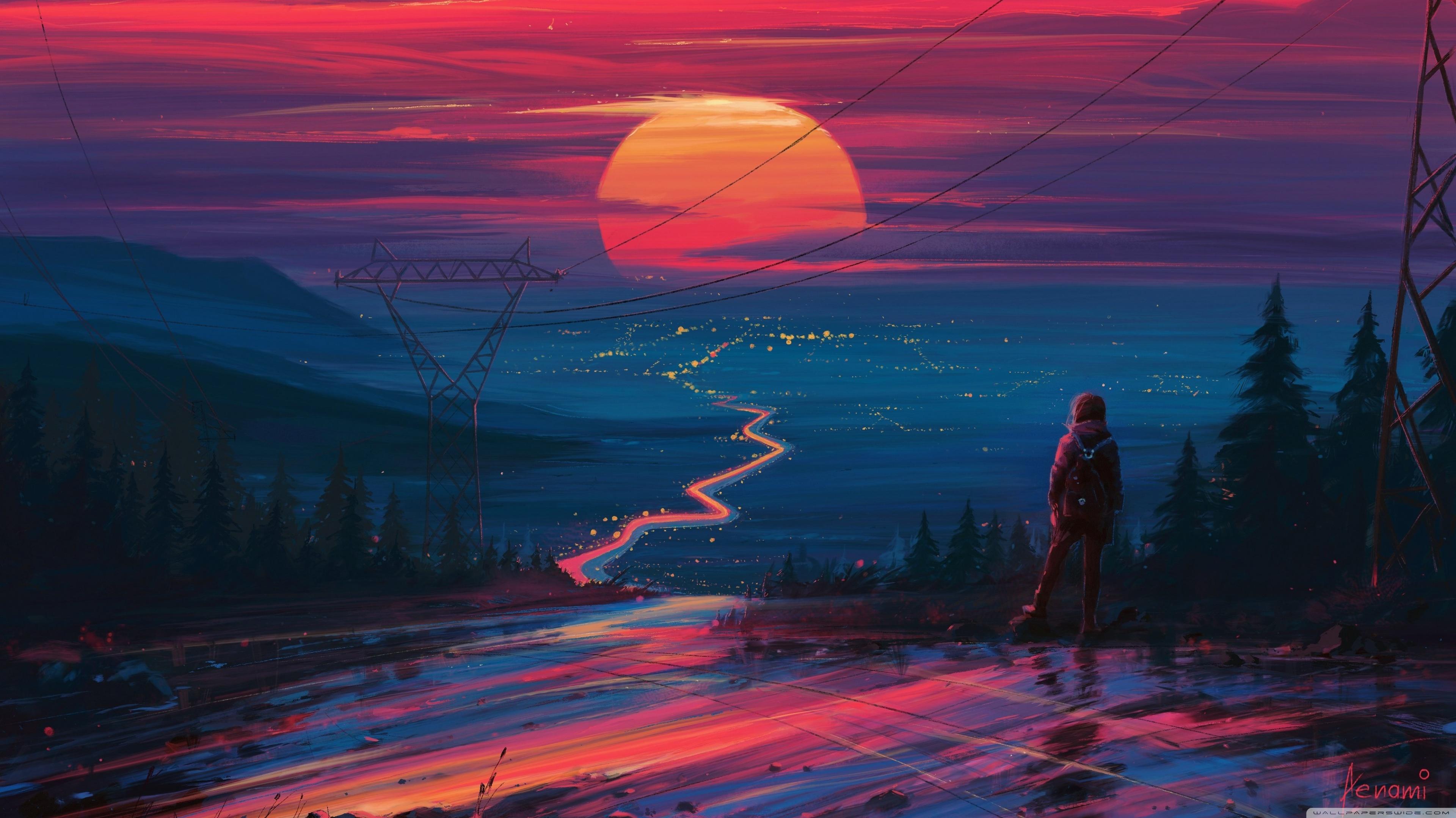 3840x2160 Journey Painting Ultra HD Desktop Background Wallpaper for 4K UHD TV : Widescreen & UltraWide Desktop & Laptop : Tablet