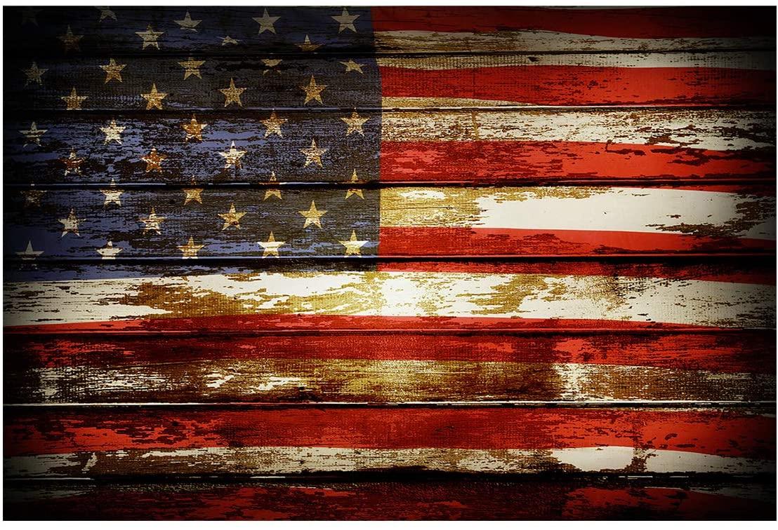 1108x756 Amazon.com : Fantasy Star Aquarium Background Vintage Wooden Board American Flag Fish Tank Wallpaper Easy to Apply and Remove PVC Sticker Picture Poster Background Decoration 16.4 x 24.4 : Pet Supplies